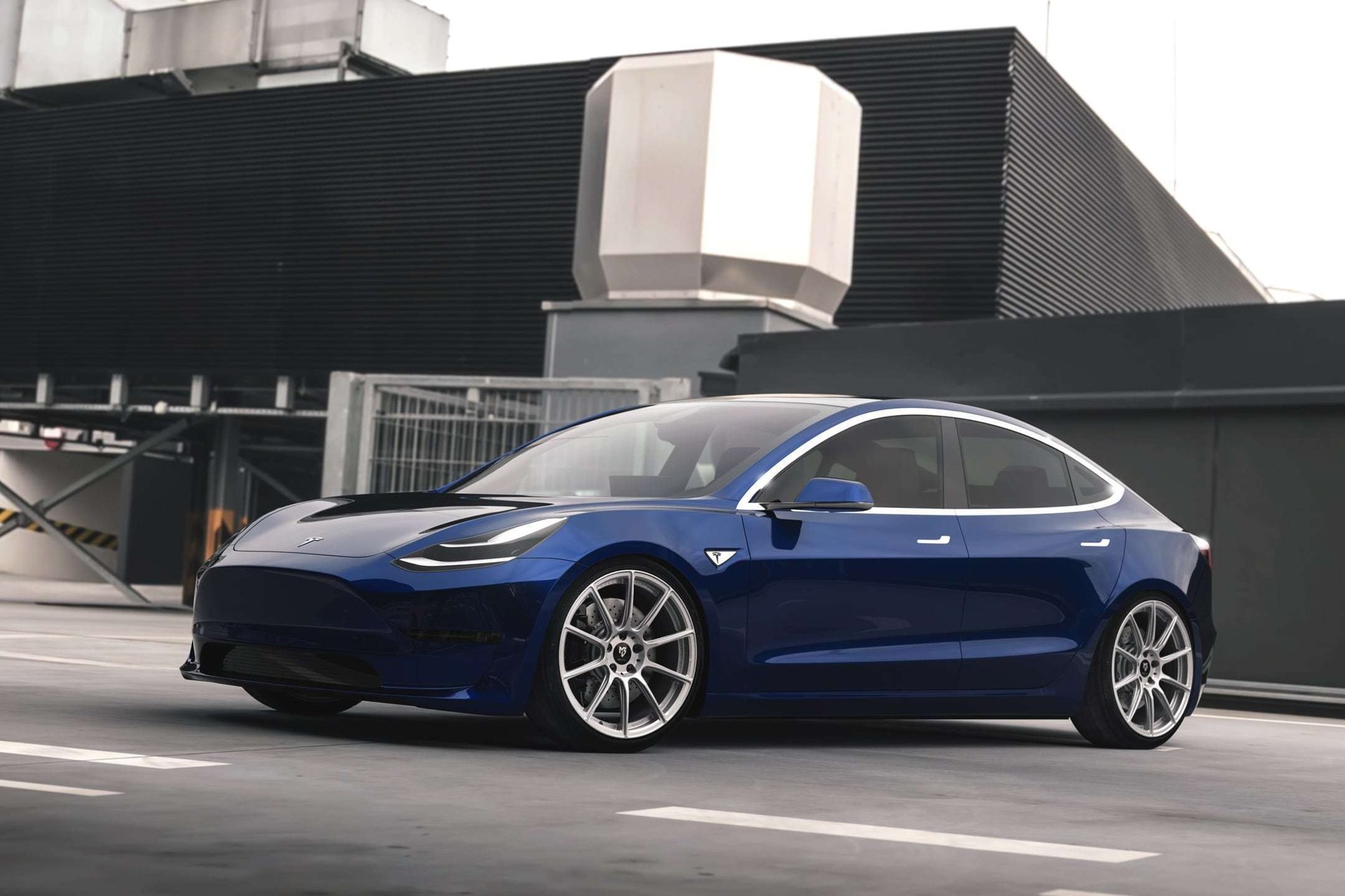 TESLA Model 3 003 - MF1 silber glänzend