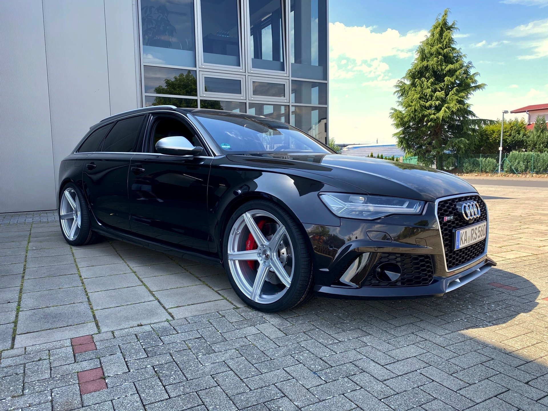 AUDI RS6 Avant 4G - KV1 S silber glänzend