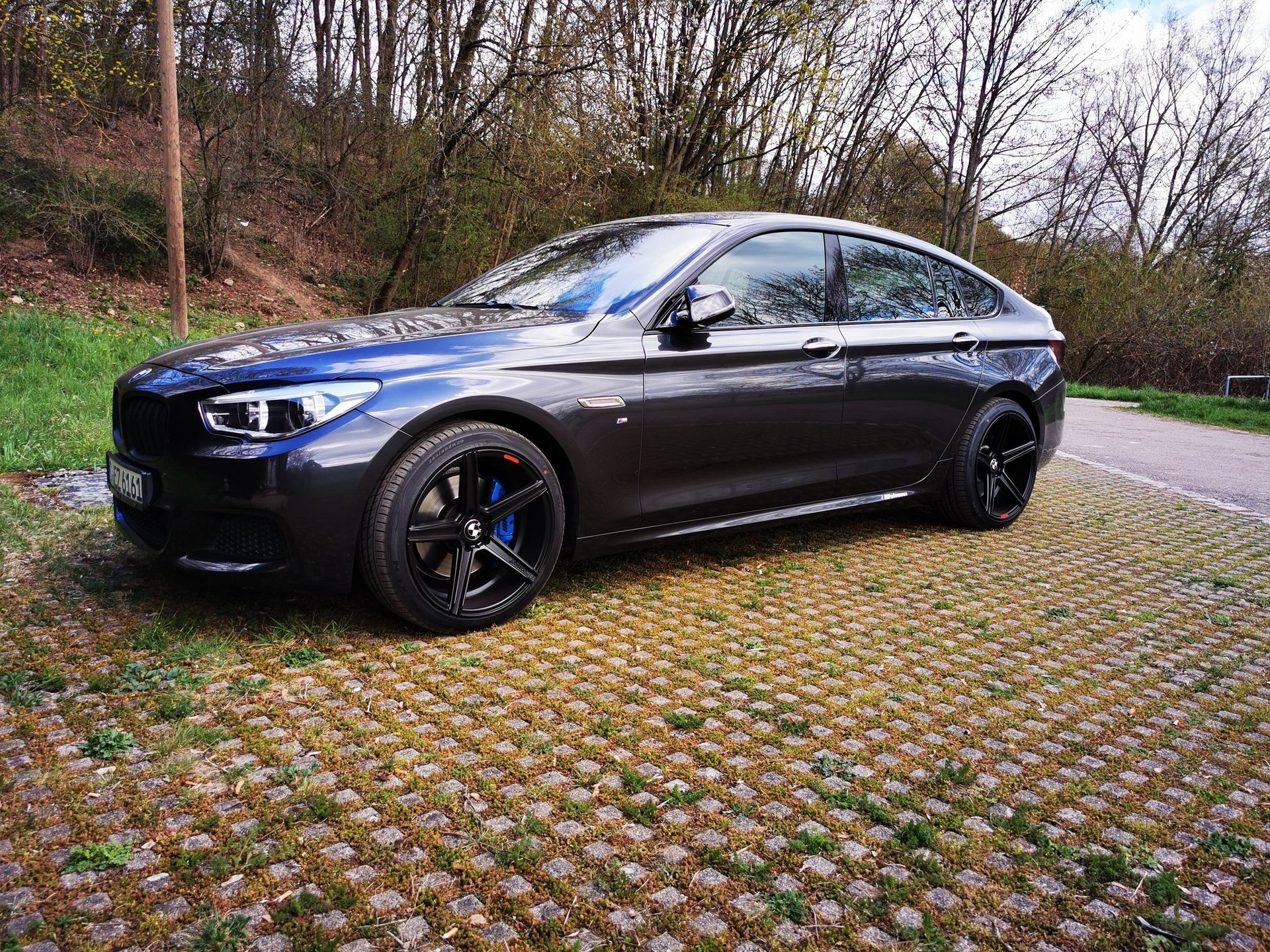BMW 5er Gran Turismo GT KV1 schwarz seidenmatt