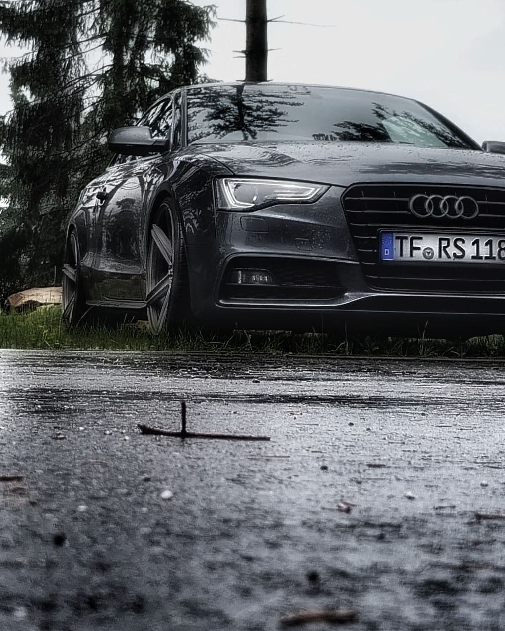 AUDI A5 Cabrio B8 KV1 grau matt