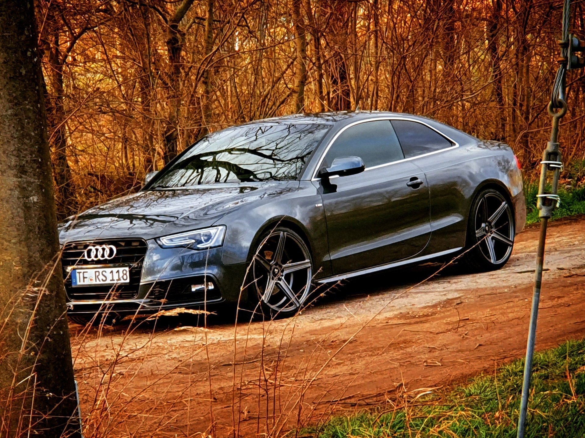AUDI A5 Cabrio B8 KV1 grau matt