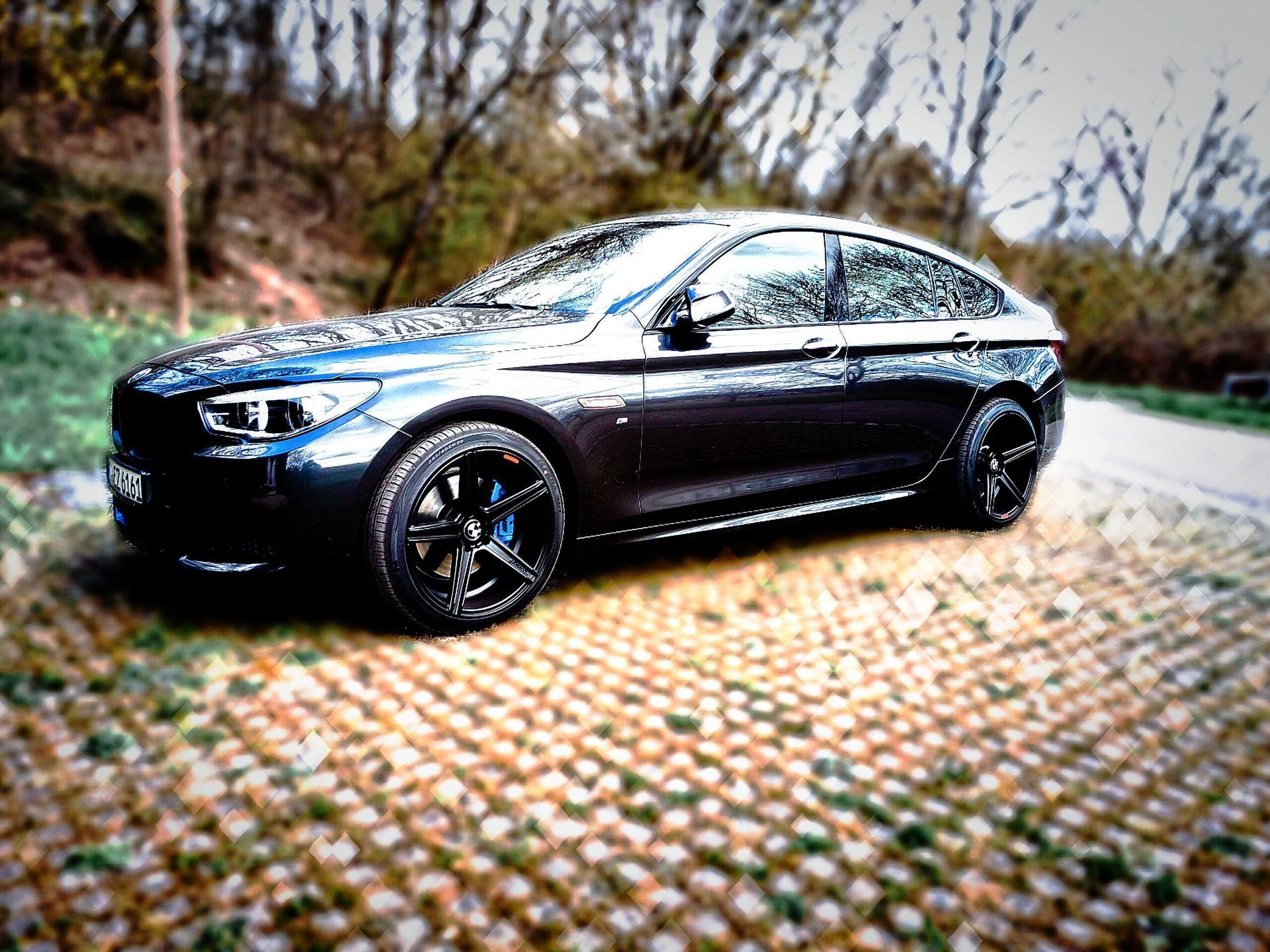 BMW 5er Gran Turismo GT - KV1 schwarz seidenmatt
