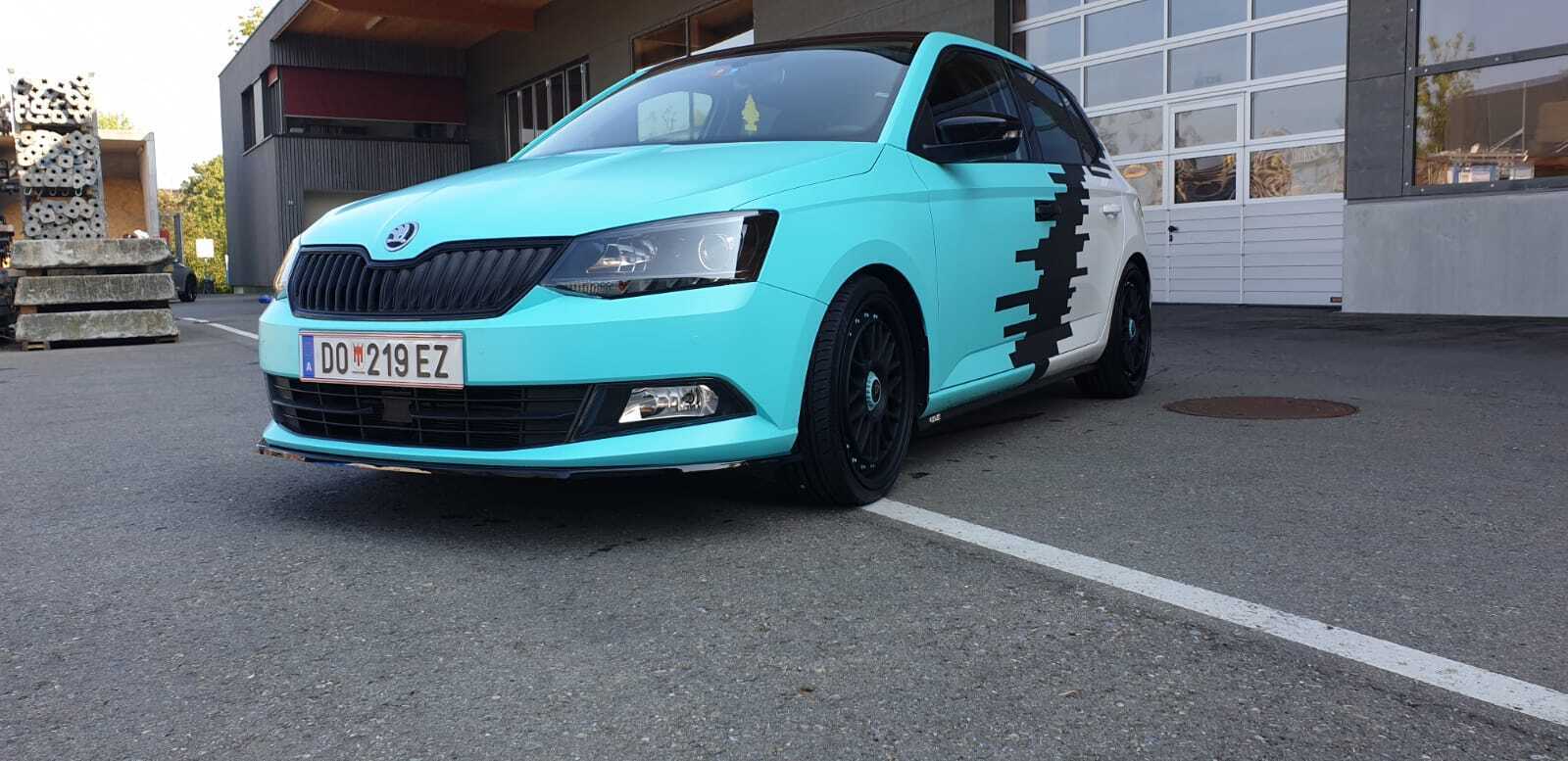 SKODA Fabia 6Y - LV1 schwarz stumpfmatt