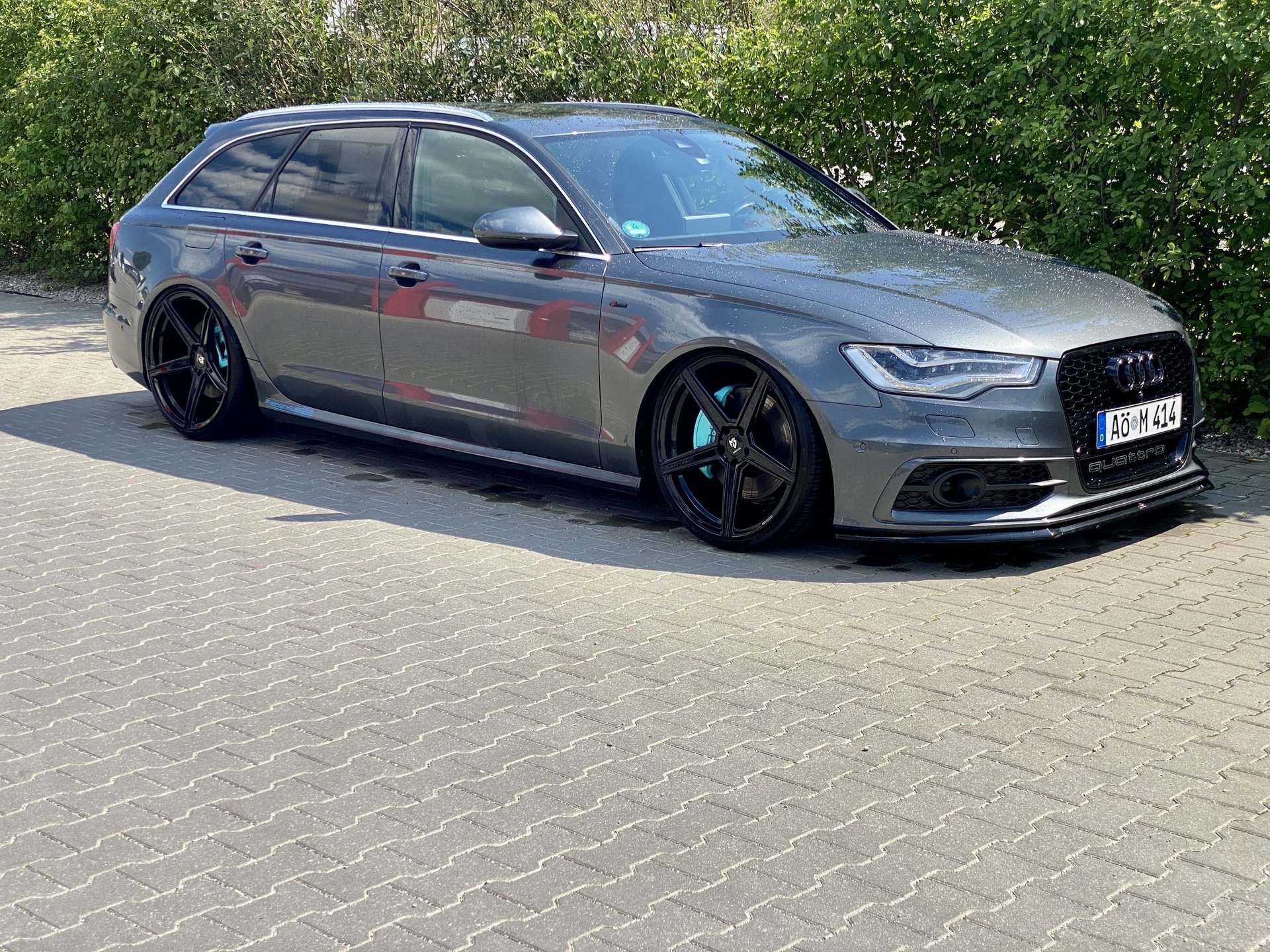 AUDI A6 4G - KV1 S schwarz glänzend