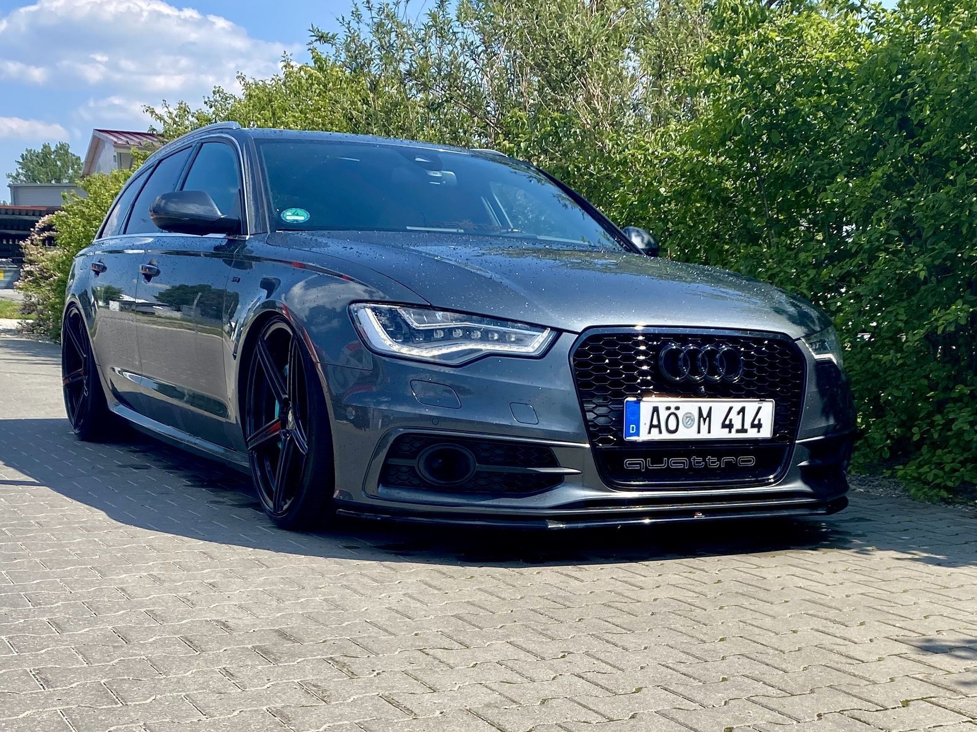 AUDI A6 4G KV1 S schwarz glänzend