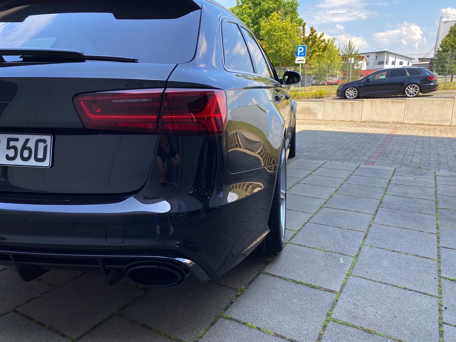 AUDI RS6 Avant 4G KV1 S silber glänzend