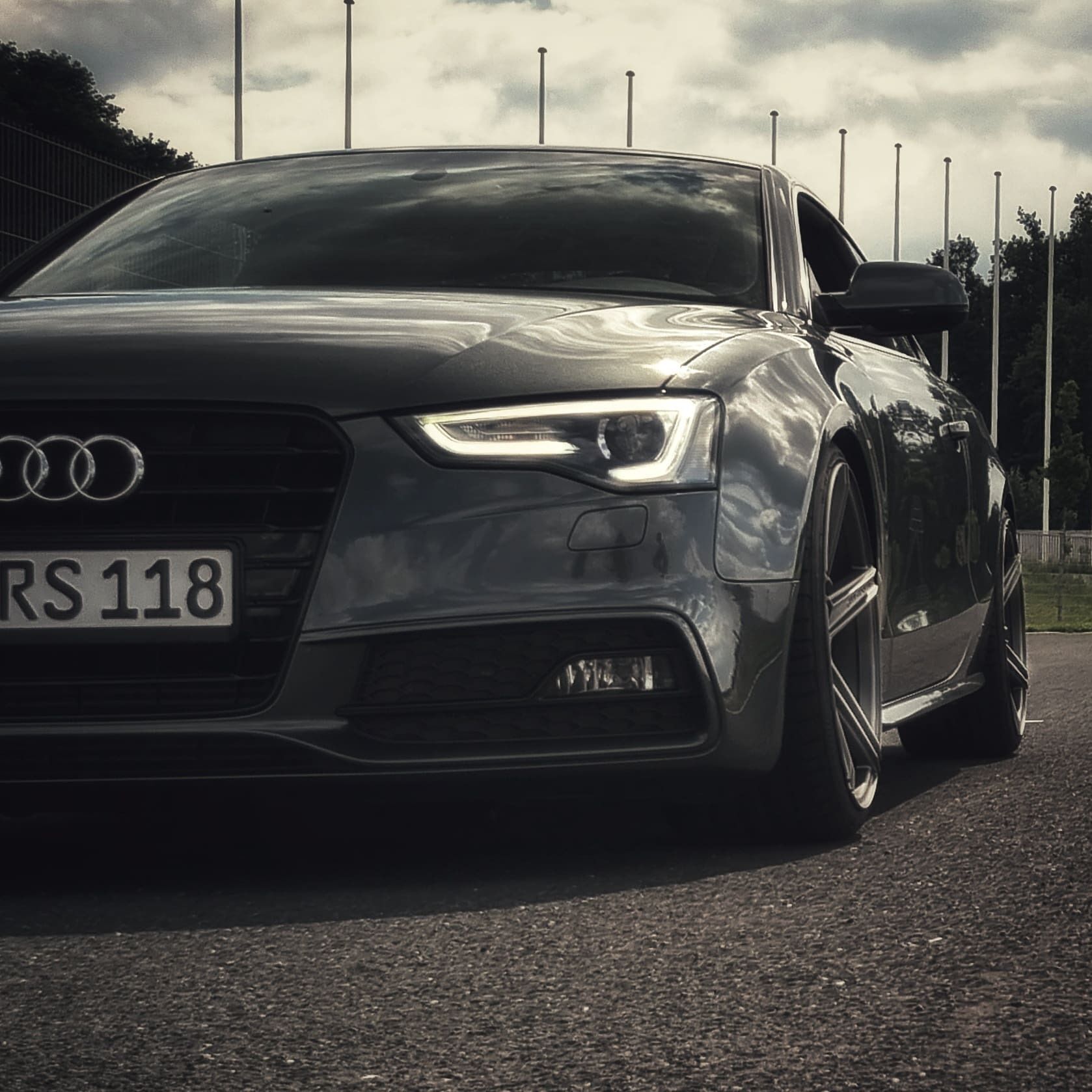 AUDI A5 Cabrio B8 KV1 grau matt