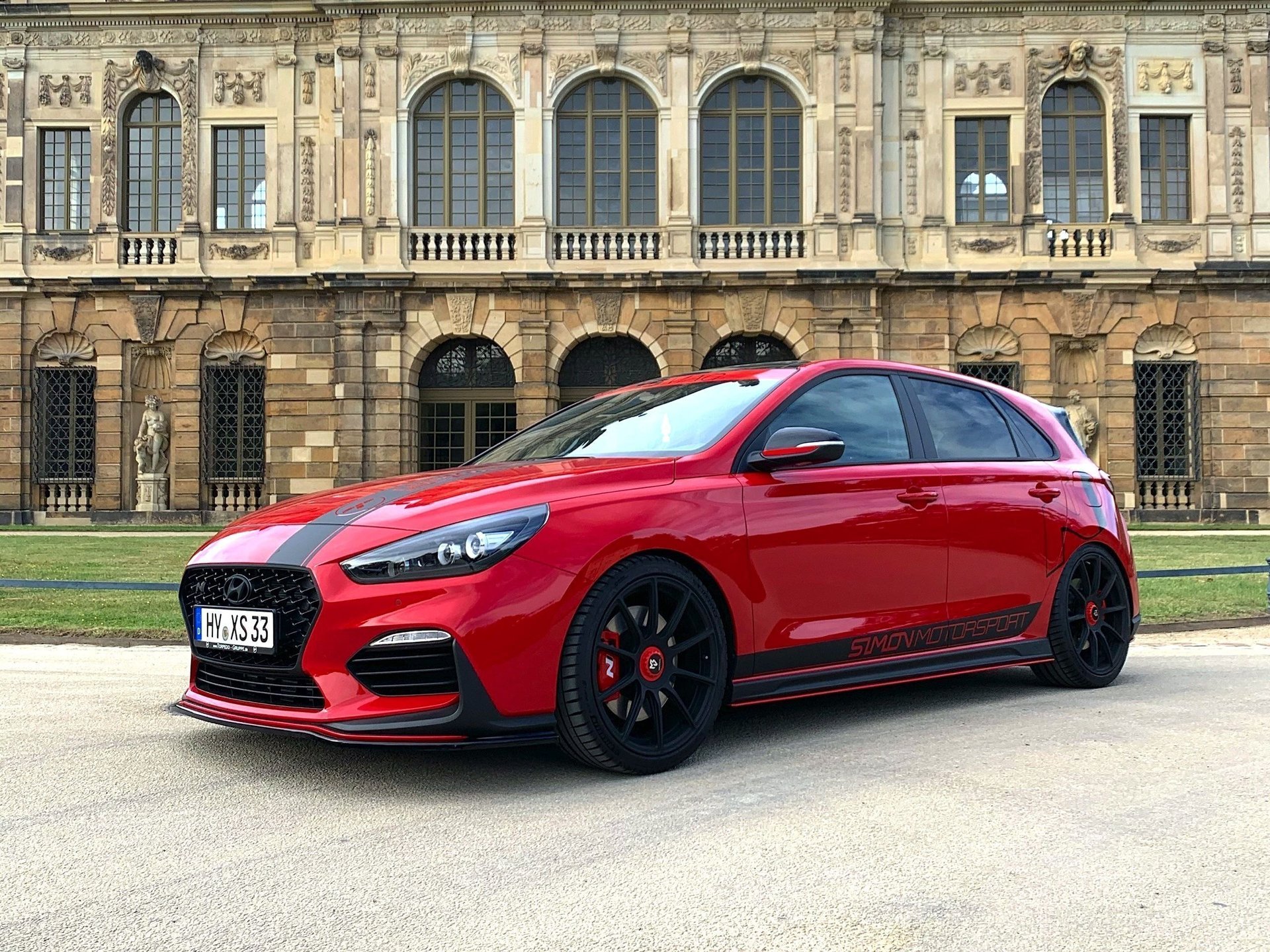 HYUNDAI i30 N PDE - MF1 schwarz stumpfmatt