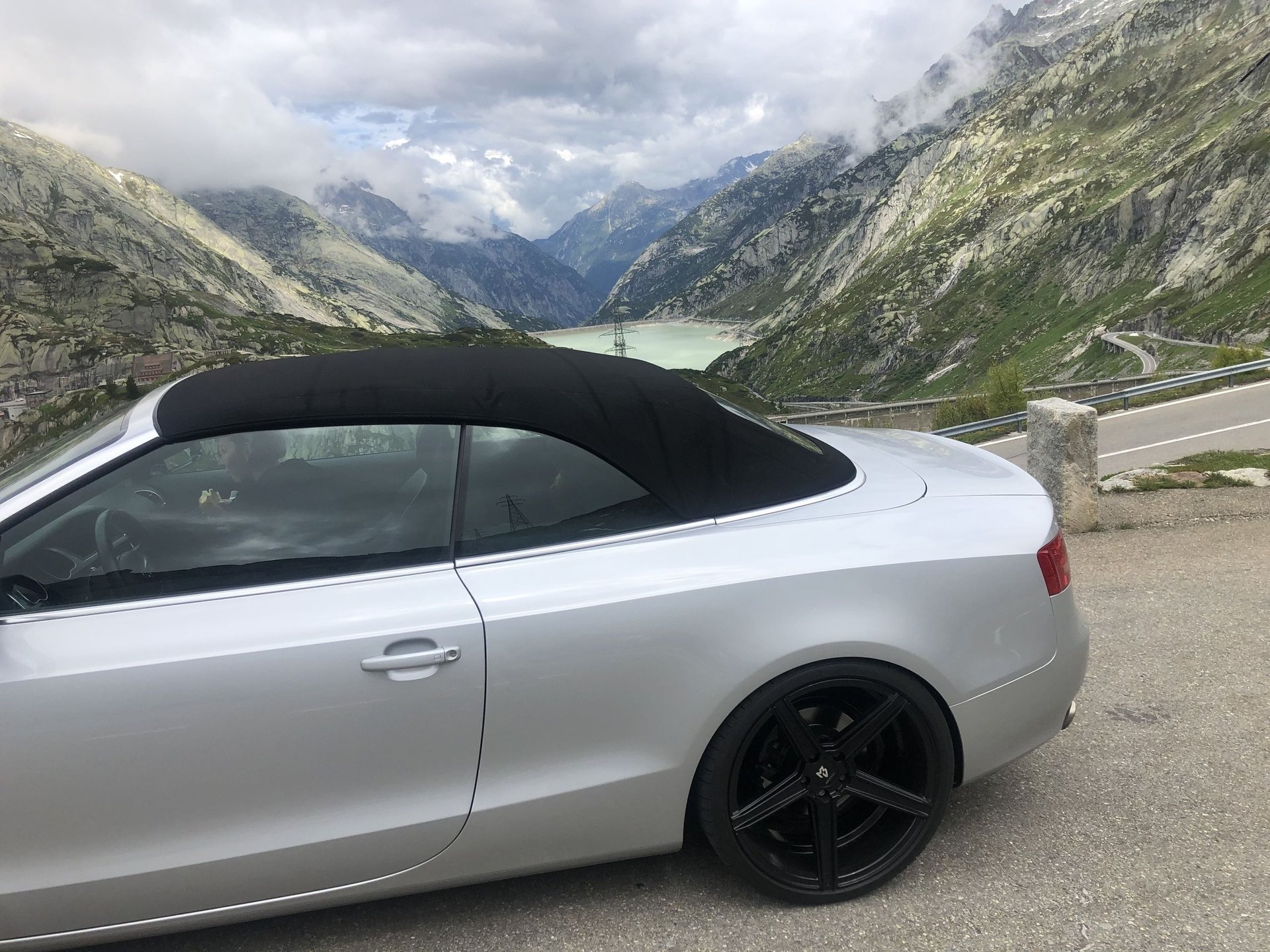 AUDI A5 Cabrio B8 KV1 schwarz glänzend poliert