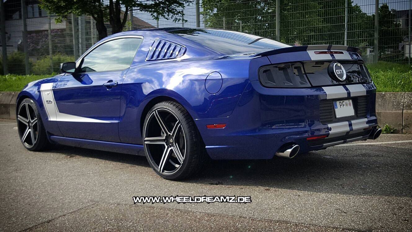 FORD Mustang S197 - KV1 schwarz matt poliert