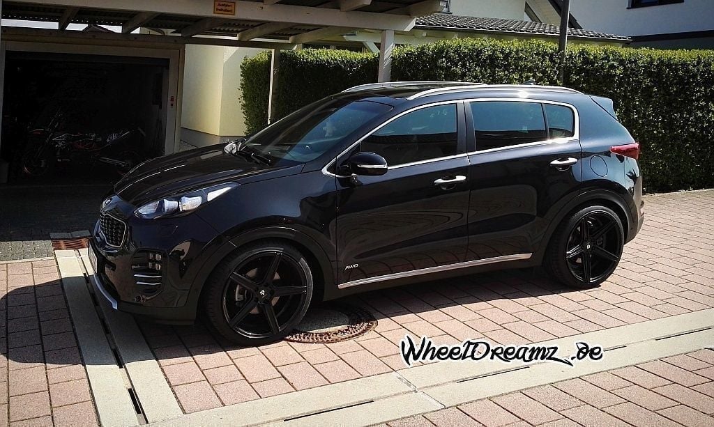 KIA Sportage QL - KV1 schwarz glänzend