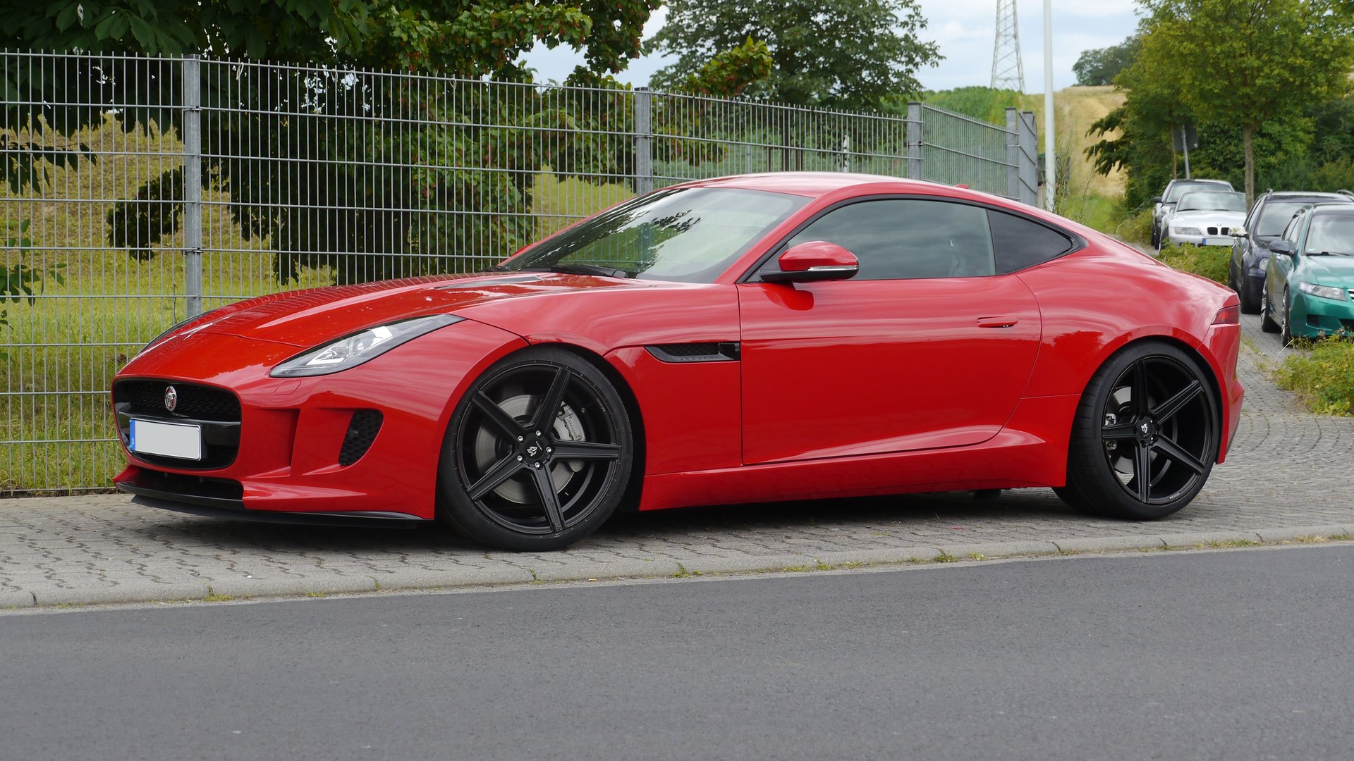 mbDESIGN KV1 Auto in matt black – Auto Ansicht Seite Vorne