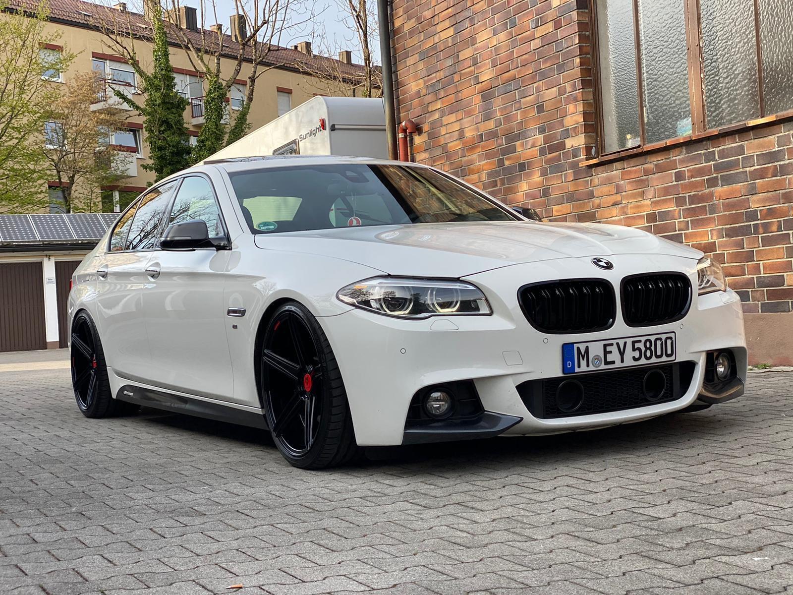 BMW 5er 5L - KV1 schwarz glänzend