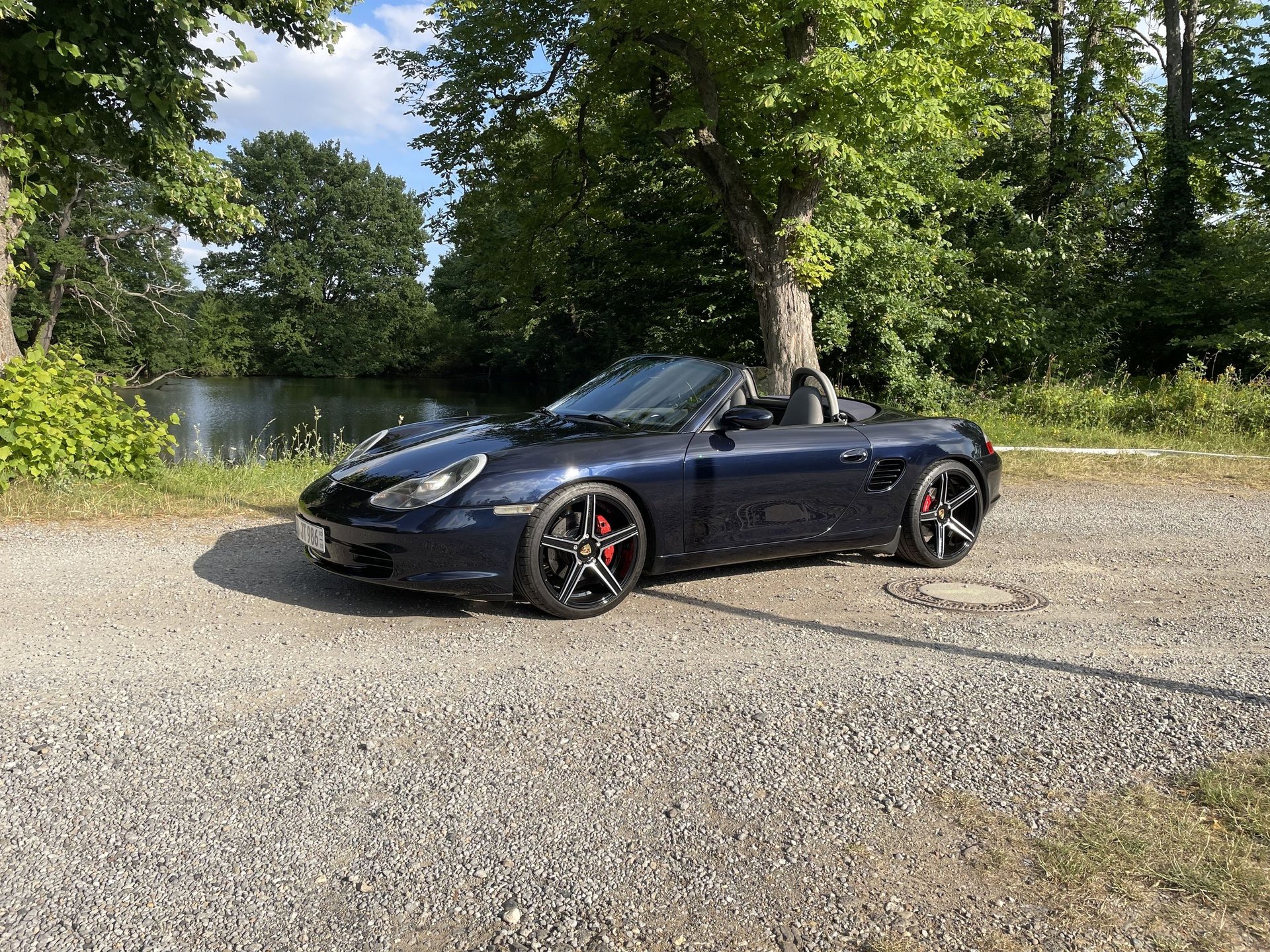PORSCHE Boxster 986 KV1 schwarz glänzend poliert