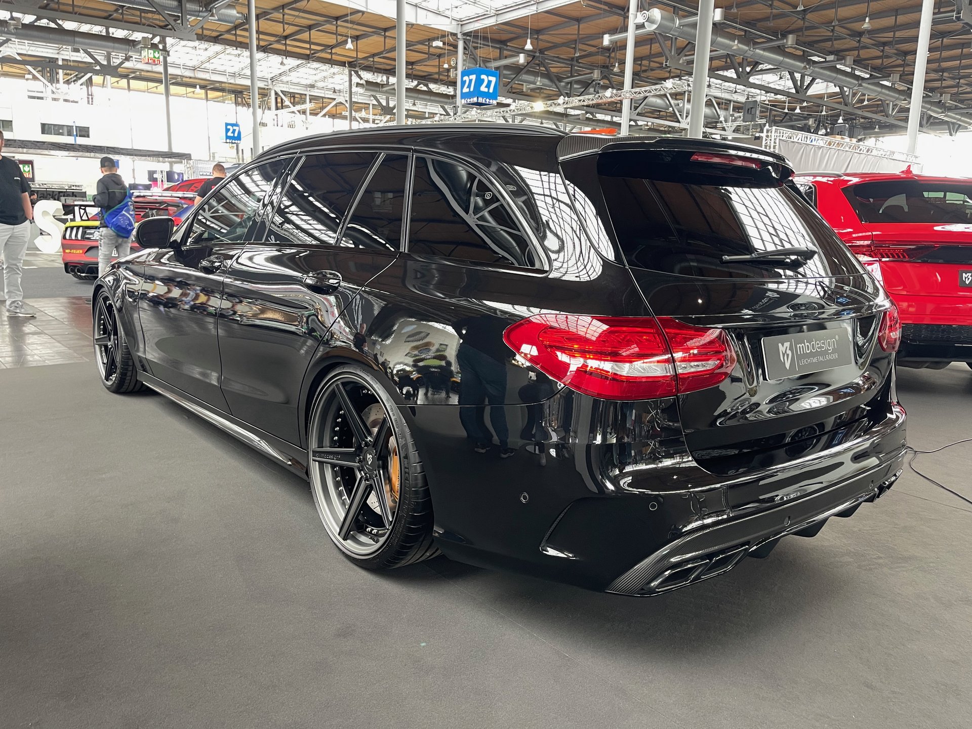 MERCEDES-BENZ C-Klasse T-Modell AMG 204K(S205) - KV1.3 schwarz stumpfmatt/grau matt