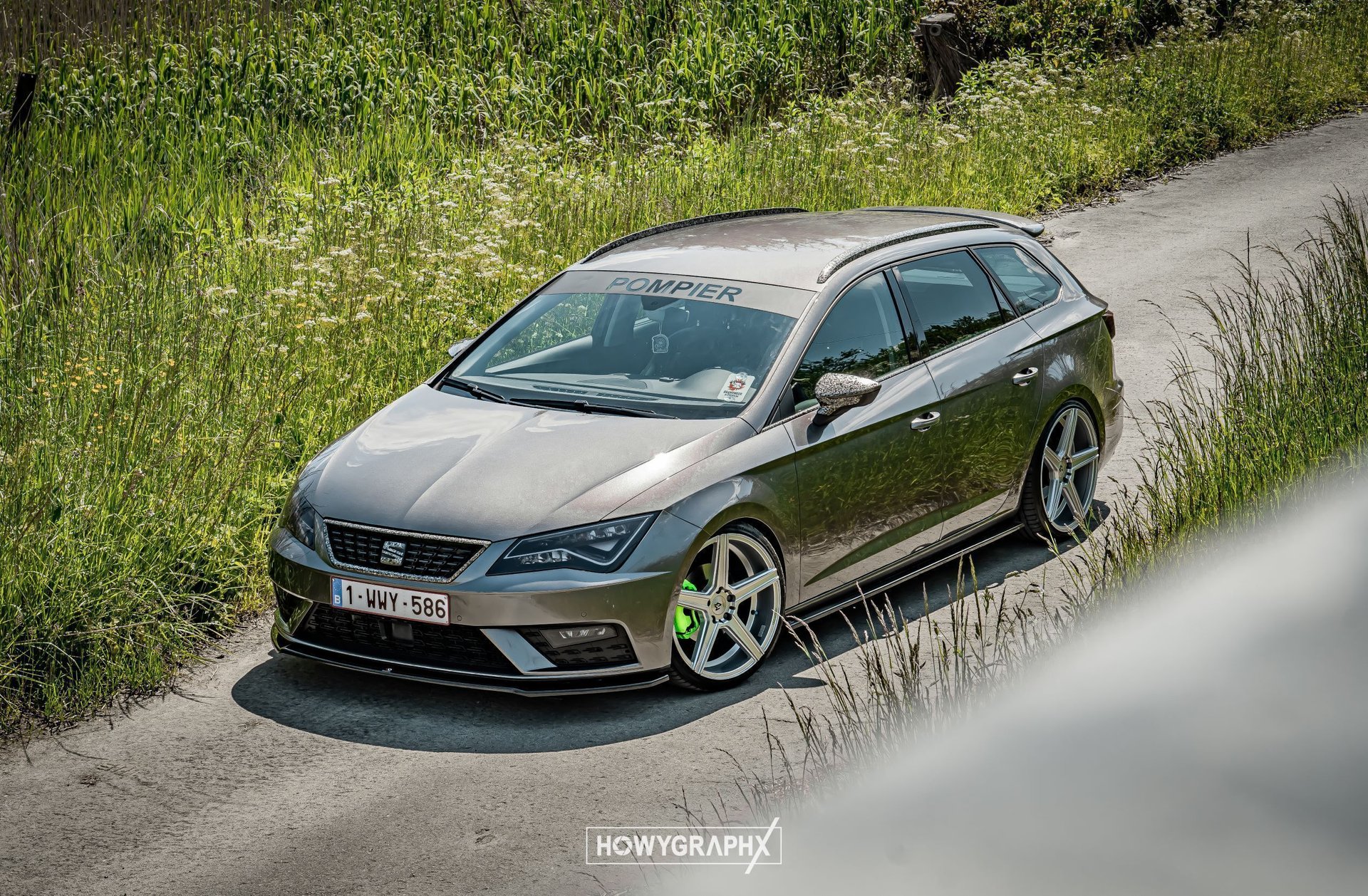 SEAT Leon 5F - KV1 silber glänzend
