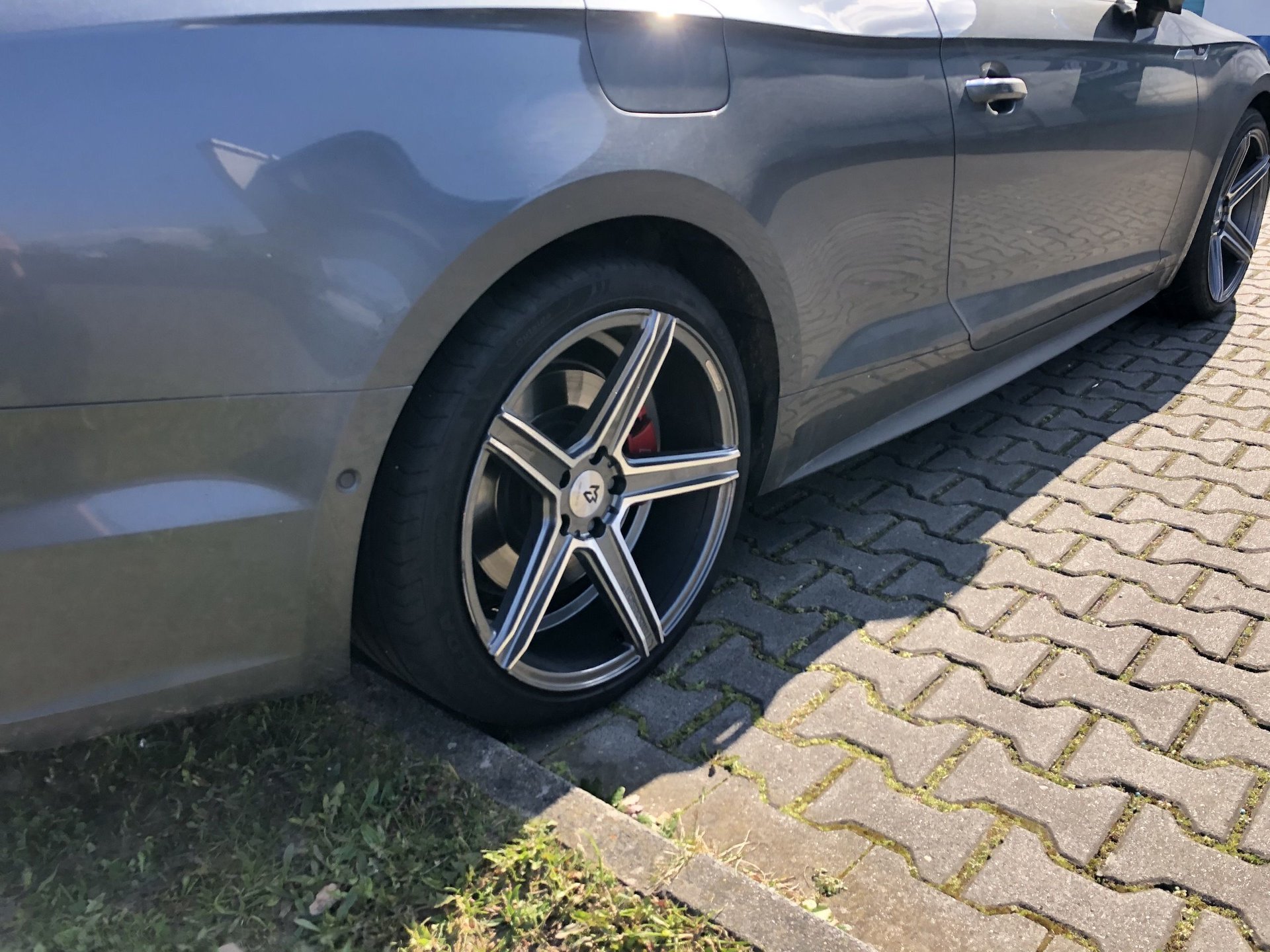 AUDI S5 Cabrio B8 KV1 grau glänzend poliert
