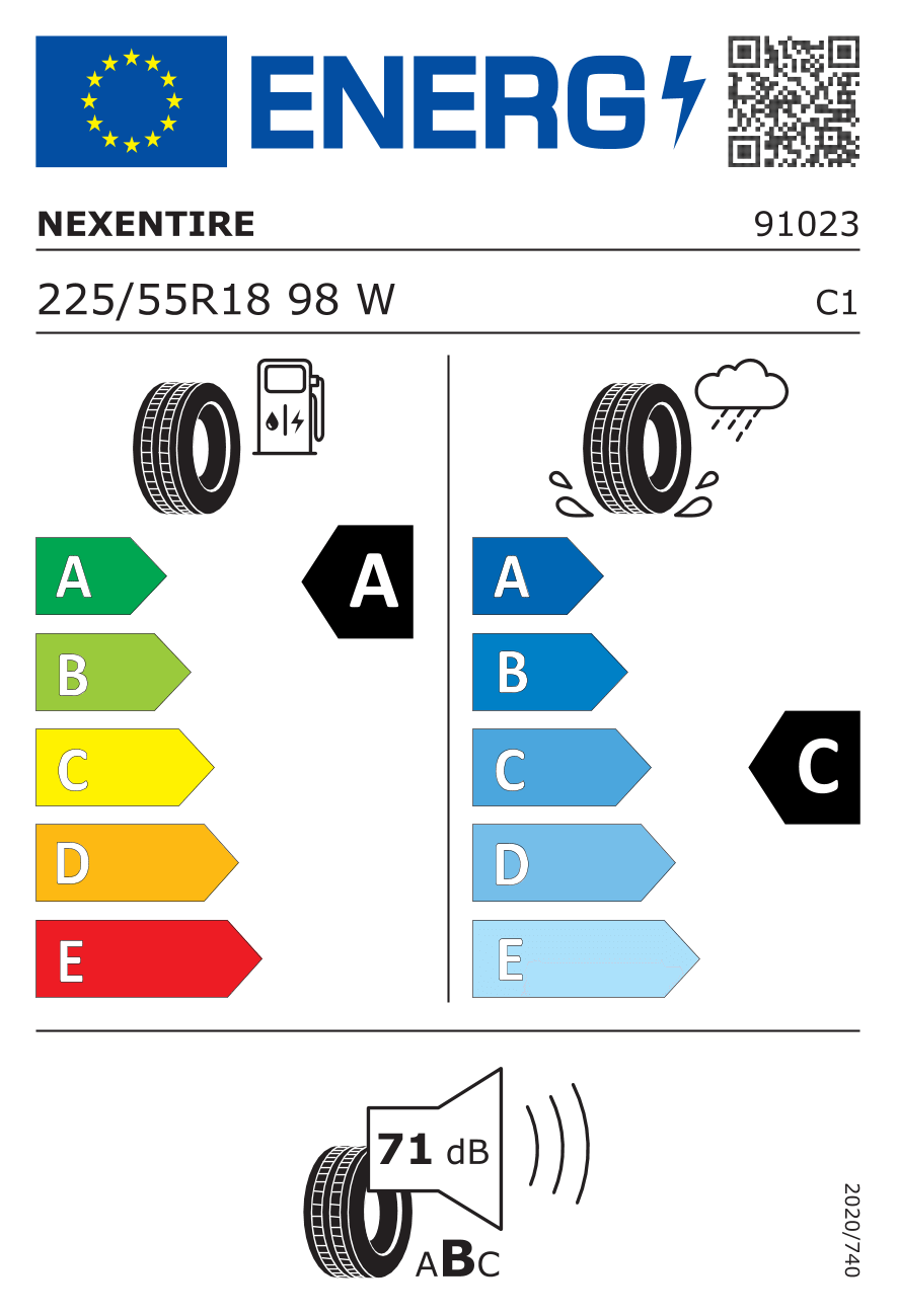 225/55R18 98 W NEXEN N`FERA SPORT (SU2)