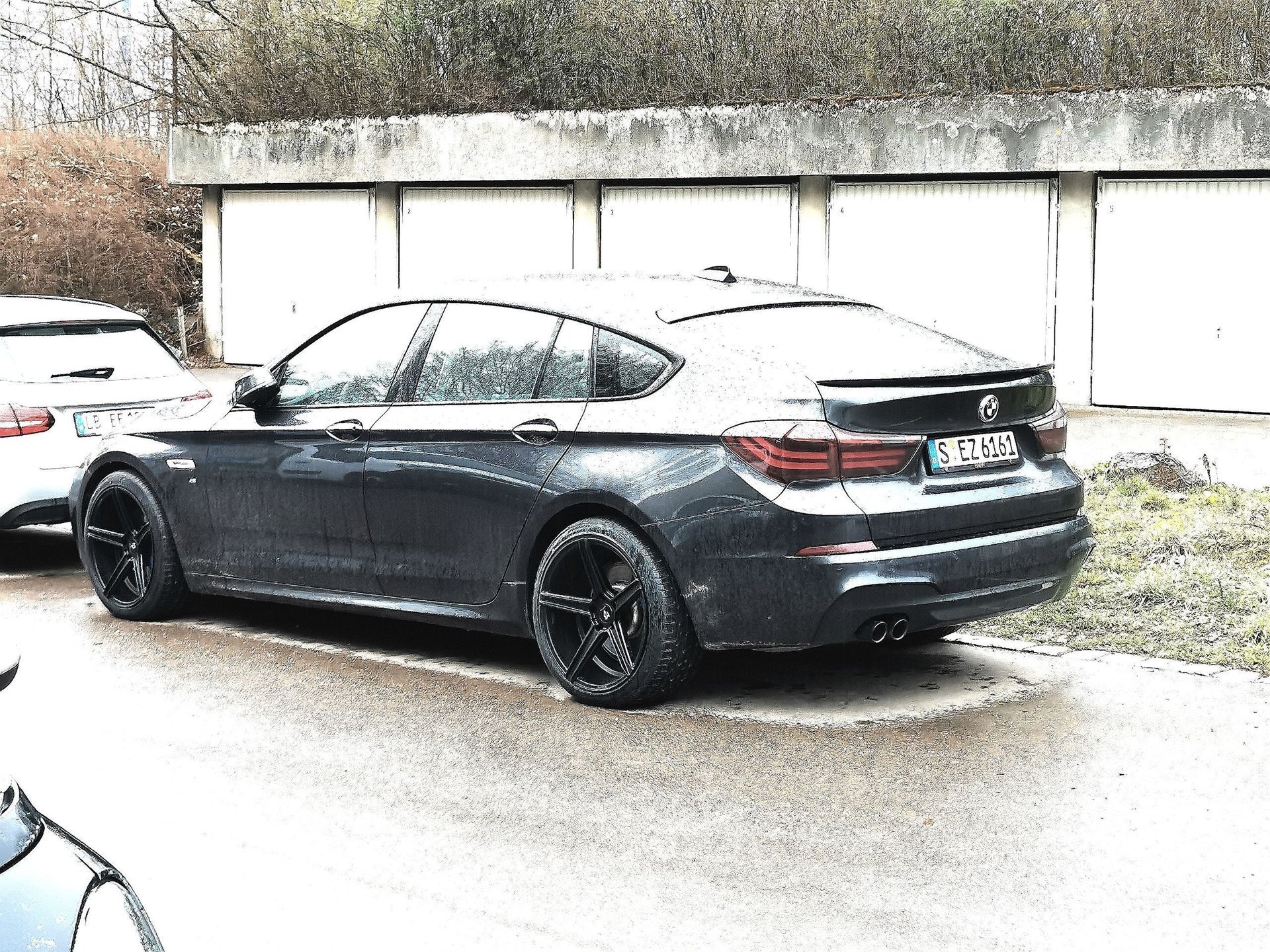 BMW 5er Gran Turismo GT - KV1 schwarz seidenmatt
