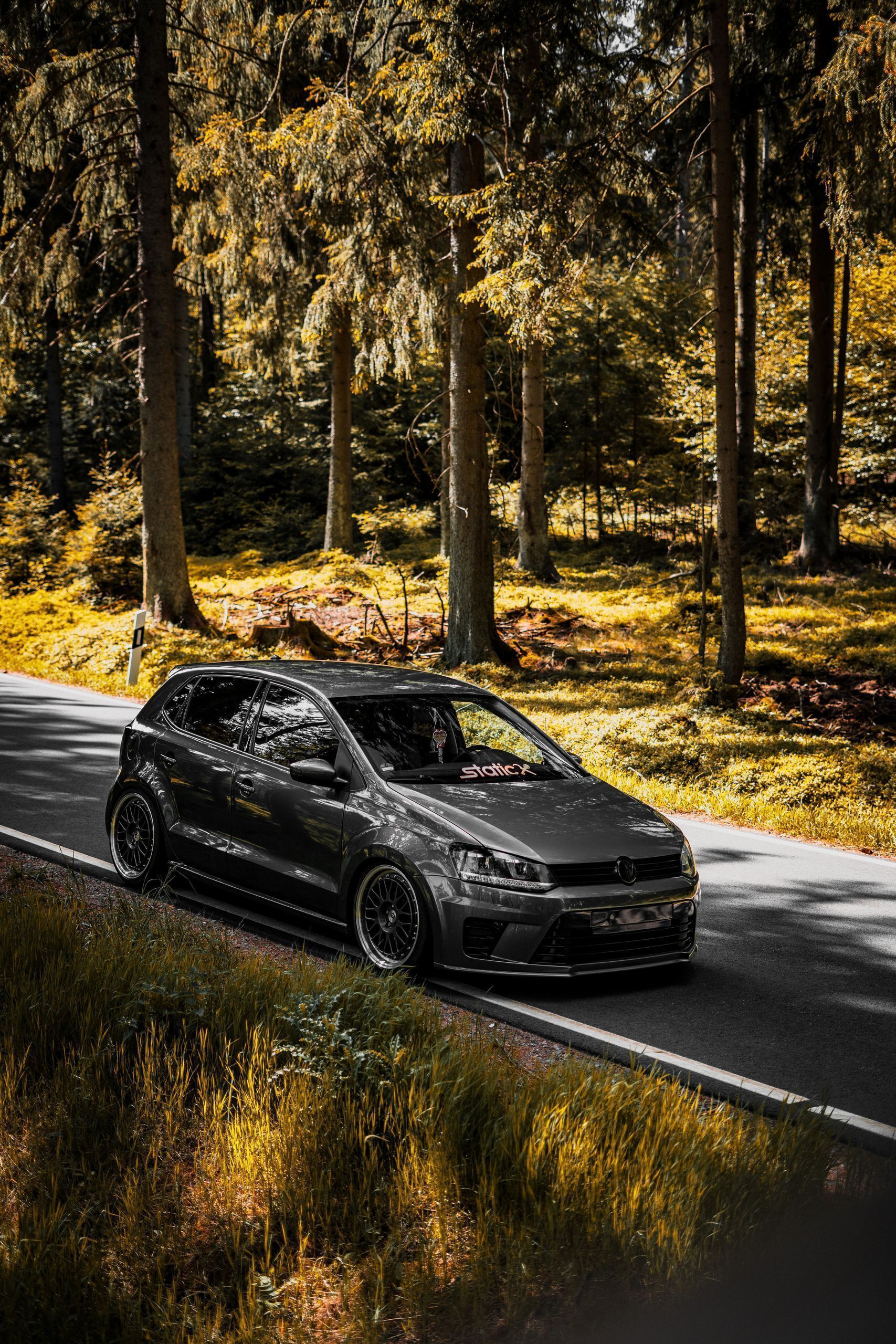 VOLKSWAGEN Polo 6R LV1 grau glänzend poliert