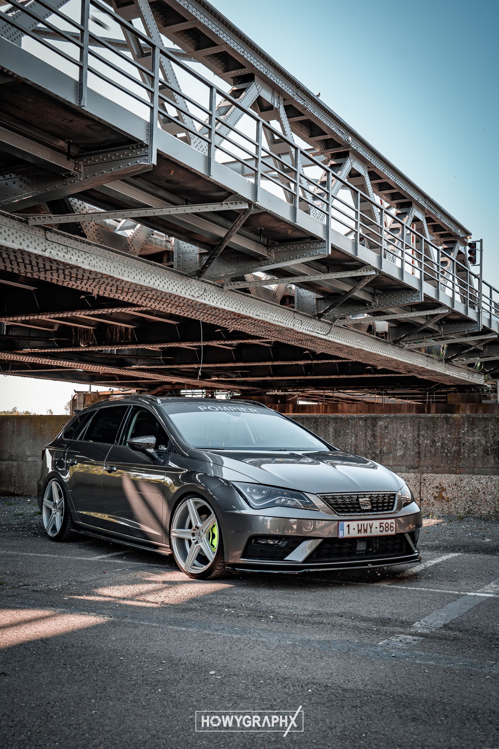 SEAT Leon 5F with mbDESIGN 19 inch alloy wheels