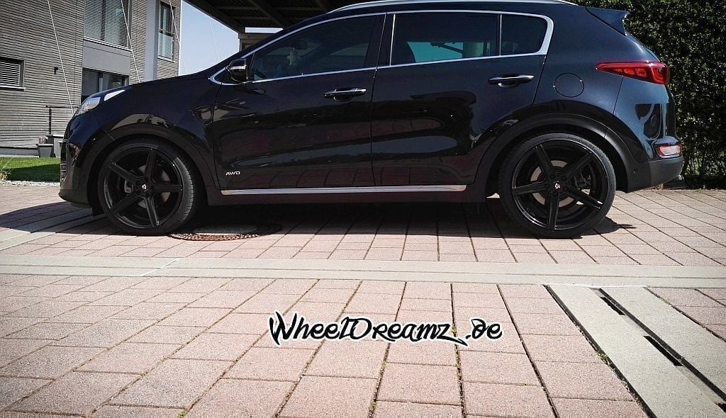 KIA Sportage QL KV1 schwarz glänzend
