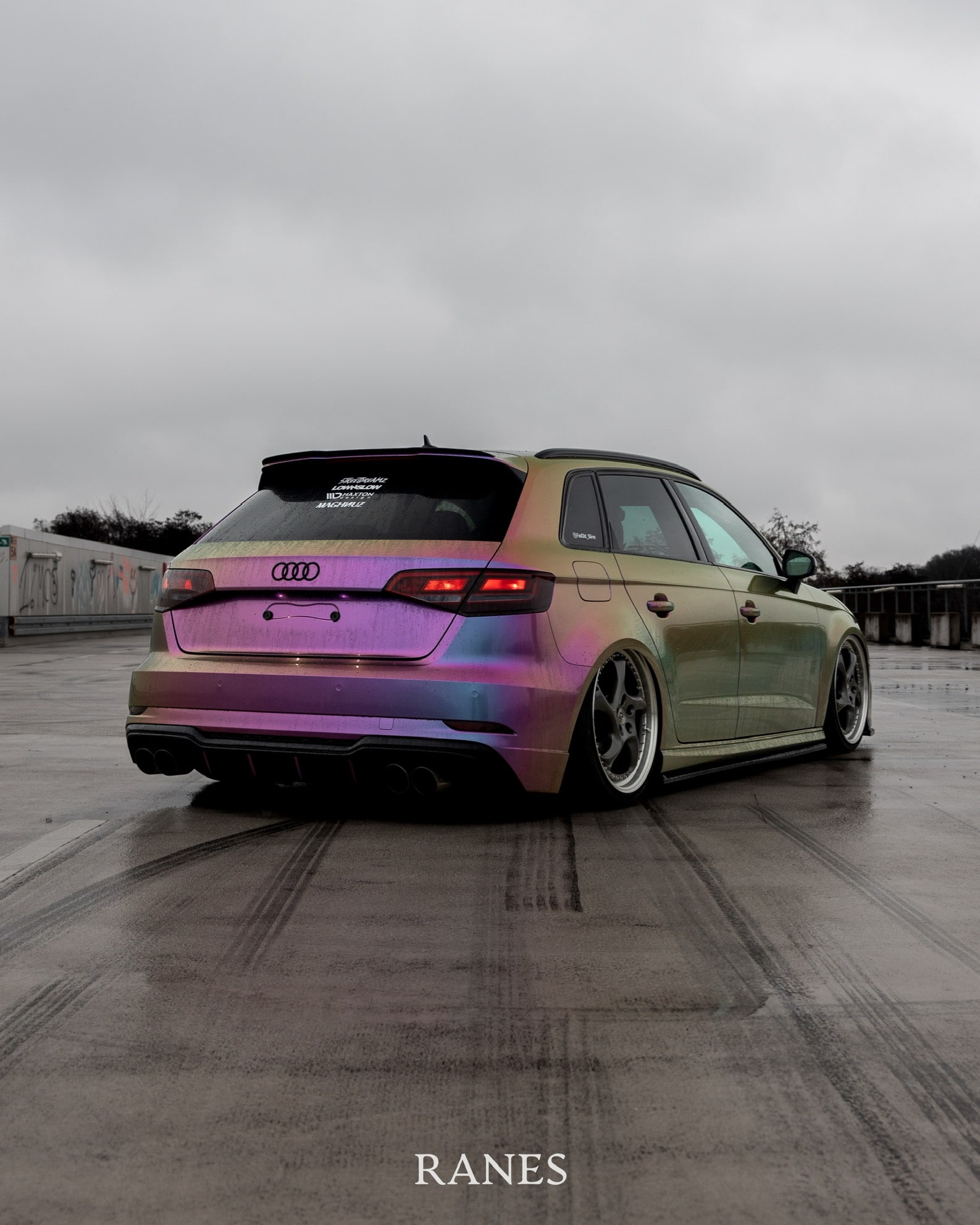 AUDI A3 8V - TURBO S grau glänzend poliert