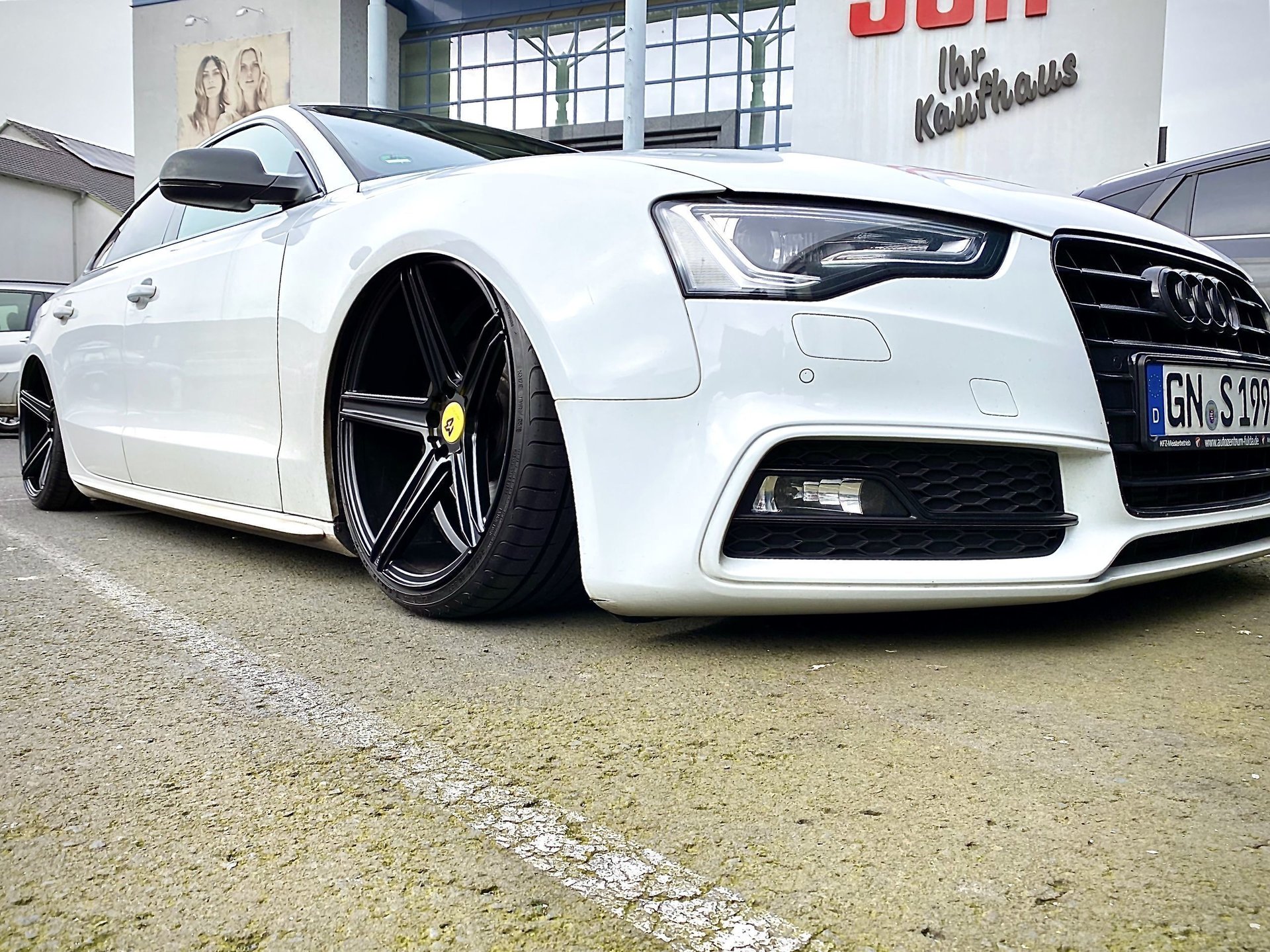 AUDI A5 Cabrio B8 - KV1 schwarz seidenmatt