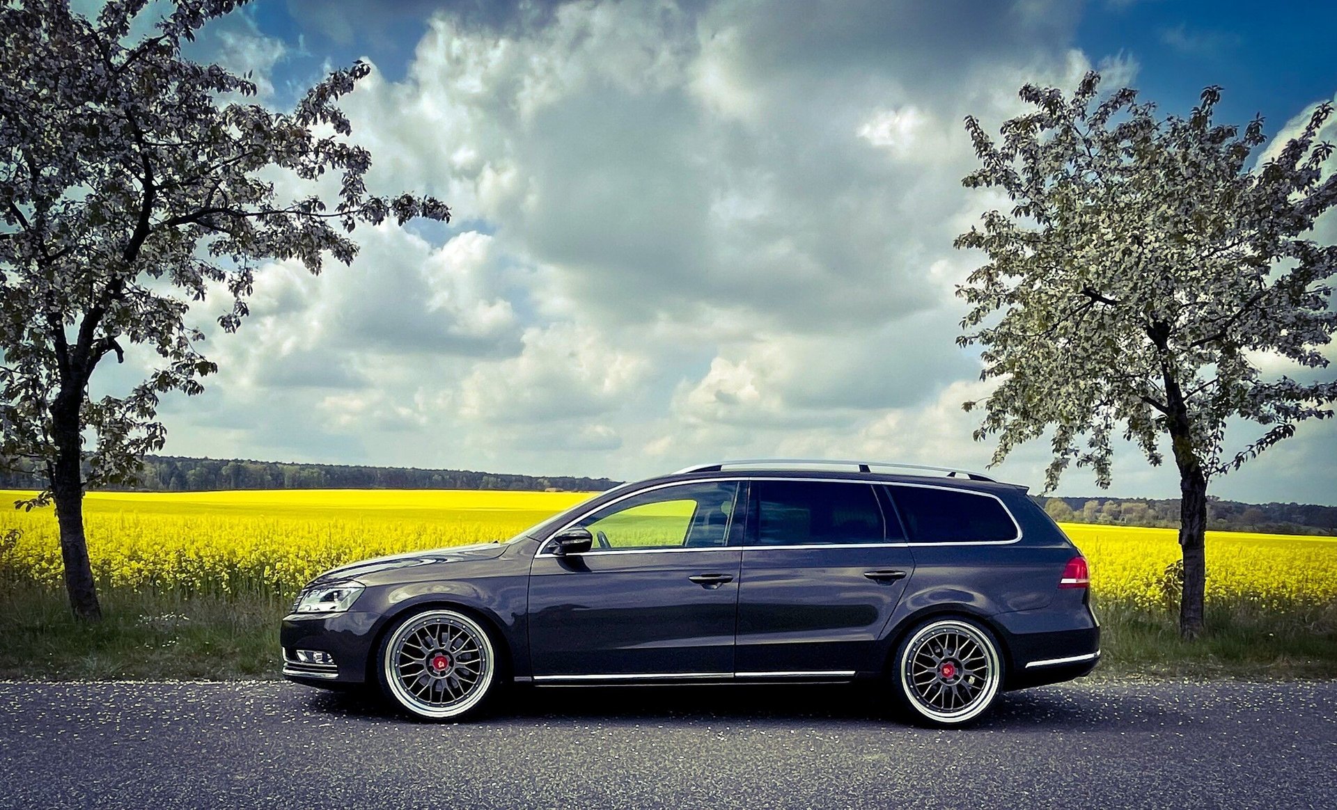 VOLKSWAGEN Passat 3C - LV1 grau glänzend poliert