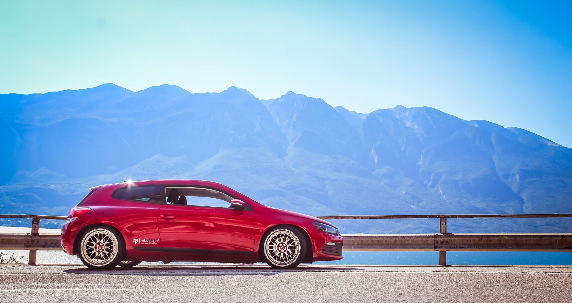 VOLKSWAGEN Scirocco 13 - LV1 silber glänzend voll poliert