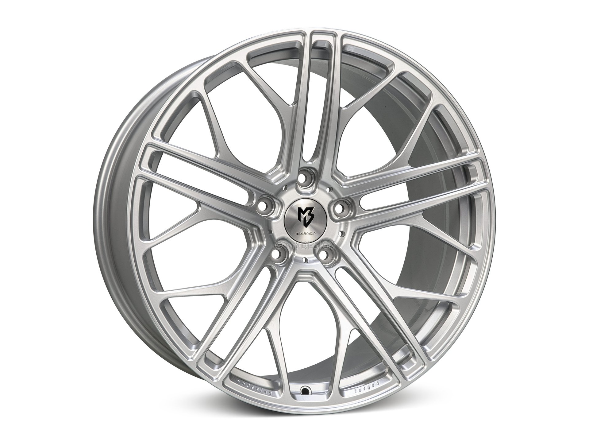 mbDESIGN SF1 Forged forged wheel 11,5x21 stark konkaves Design (DC) in silver – view 1