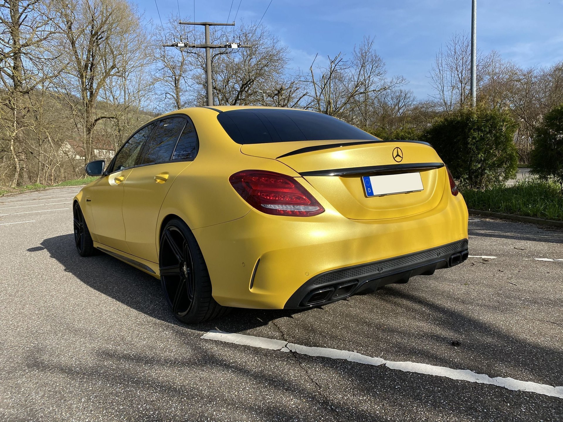 MERCEDES-BENZ C-Klasse AMG 204-AMG(W205) KV1 schwarz glänzend