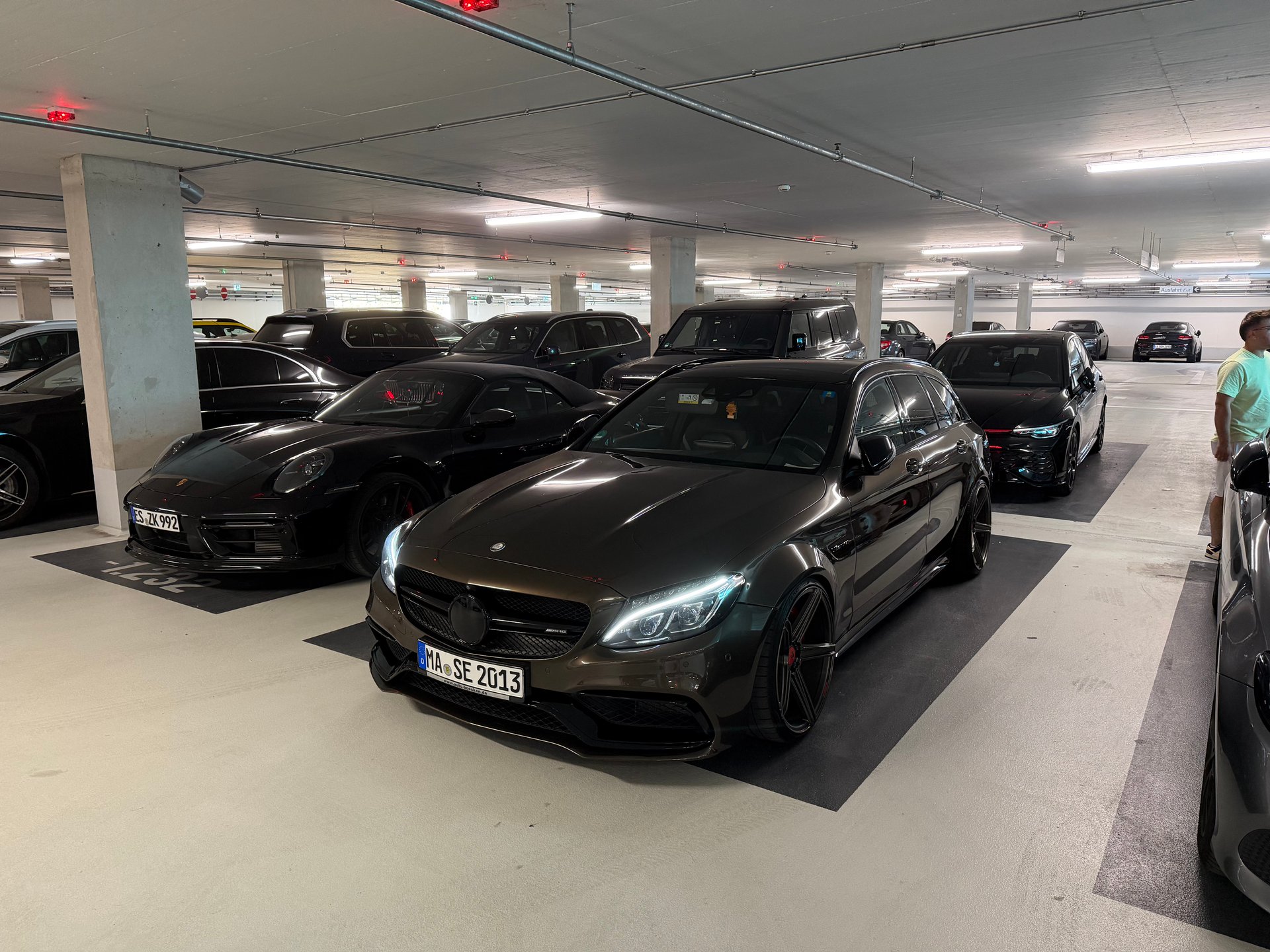 MERCEDES-BENZ C-Klasse T-Modell AMG 204K-AMG(S205) C 63 S AMG KV1 grau glänzend