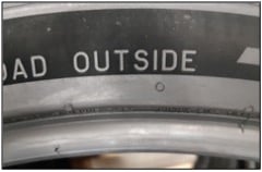 Asymmetric tires