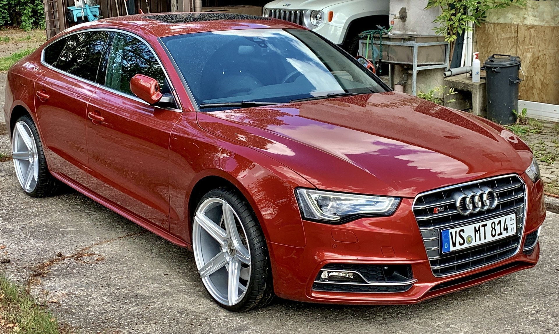 AUDI S5 Cabrio B8 - KV1 silber glänzend