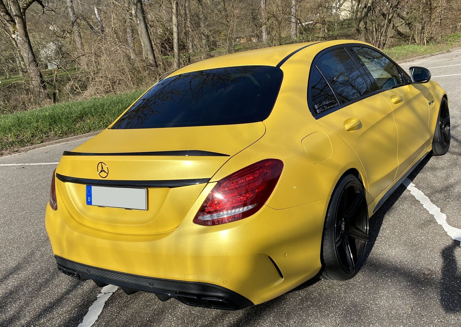 MERCEDES-BENZ C-Klasse AMG 204-AMG(W205) KV1 schwarz glänzend