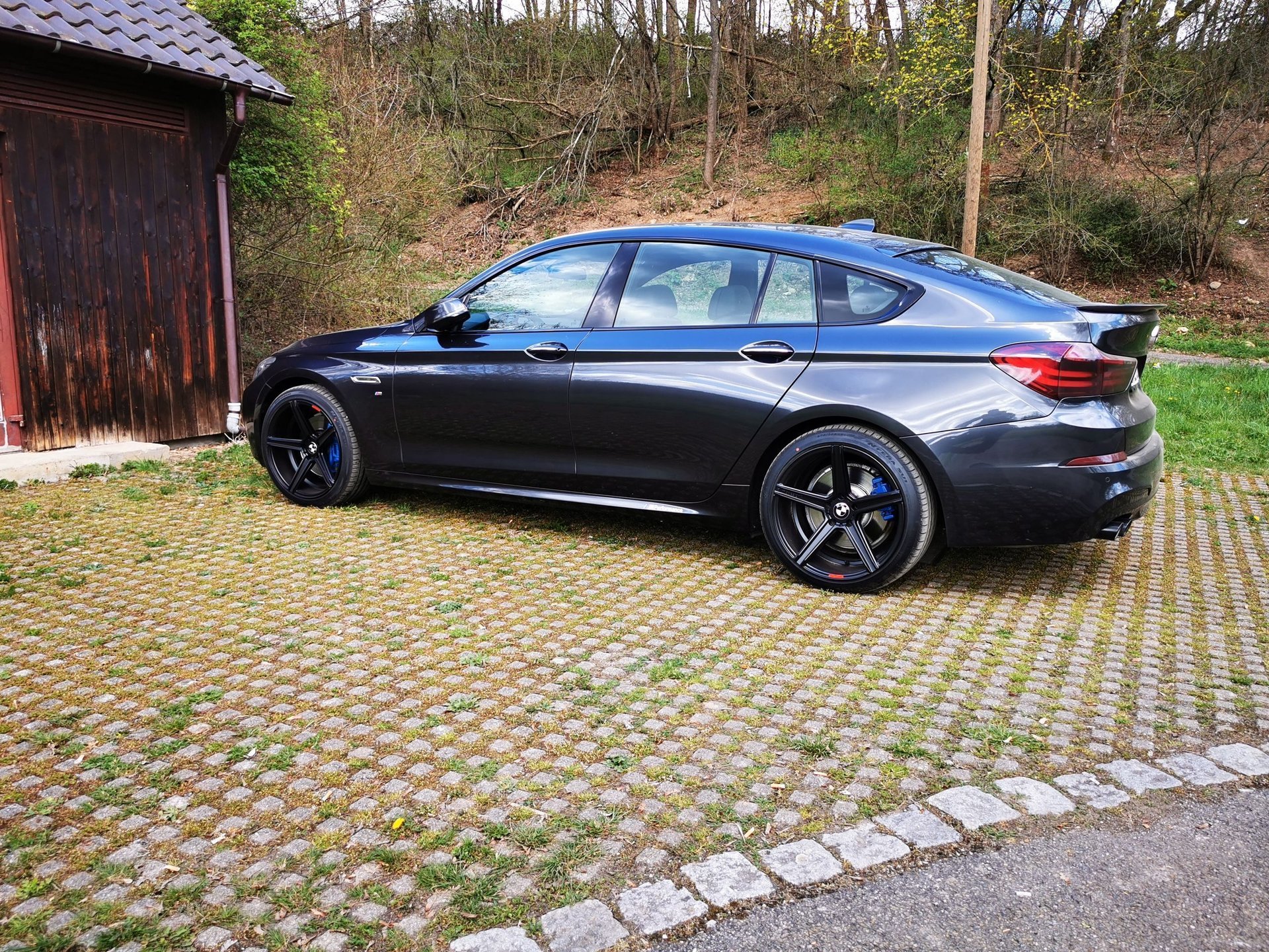 BMW 5er Gran Turismo GT - KV1 schwarz seidenmatt