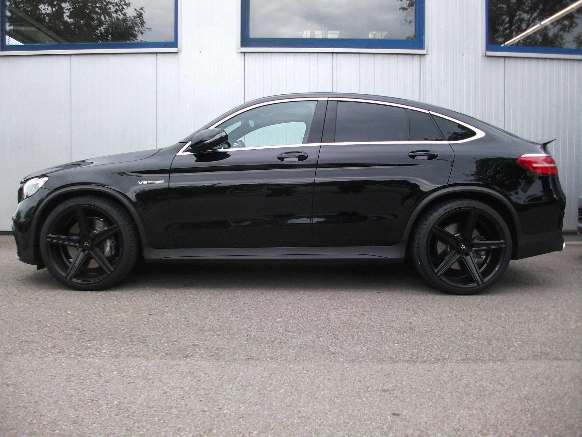 MERCEDES-BENZ GLC-Klasse AMG 204X - KV1 schwarz seidenmatt