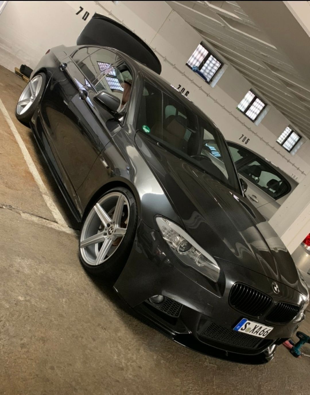 BMW 5er 5L KV1 silber glänzend