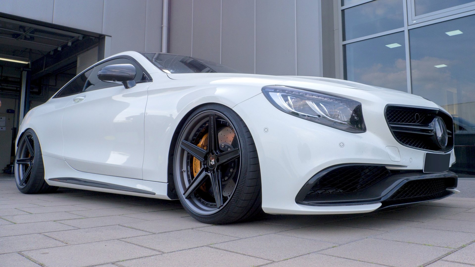 MERCEDES-BENZ S-Klasse Coupe AMG 221 - KV1.3 schwarz glänzend/grau matt