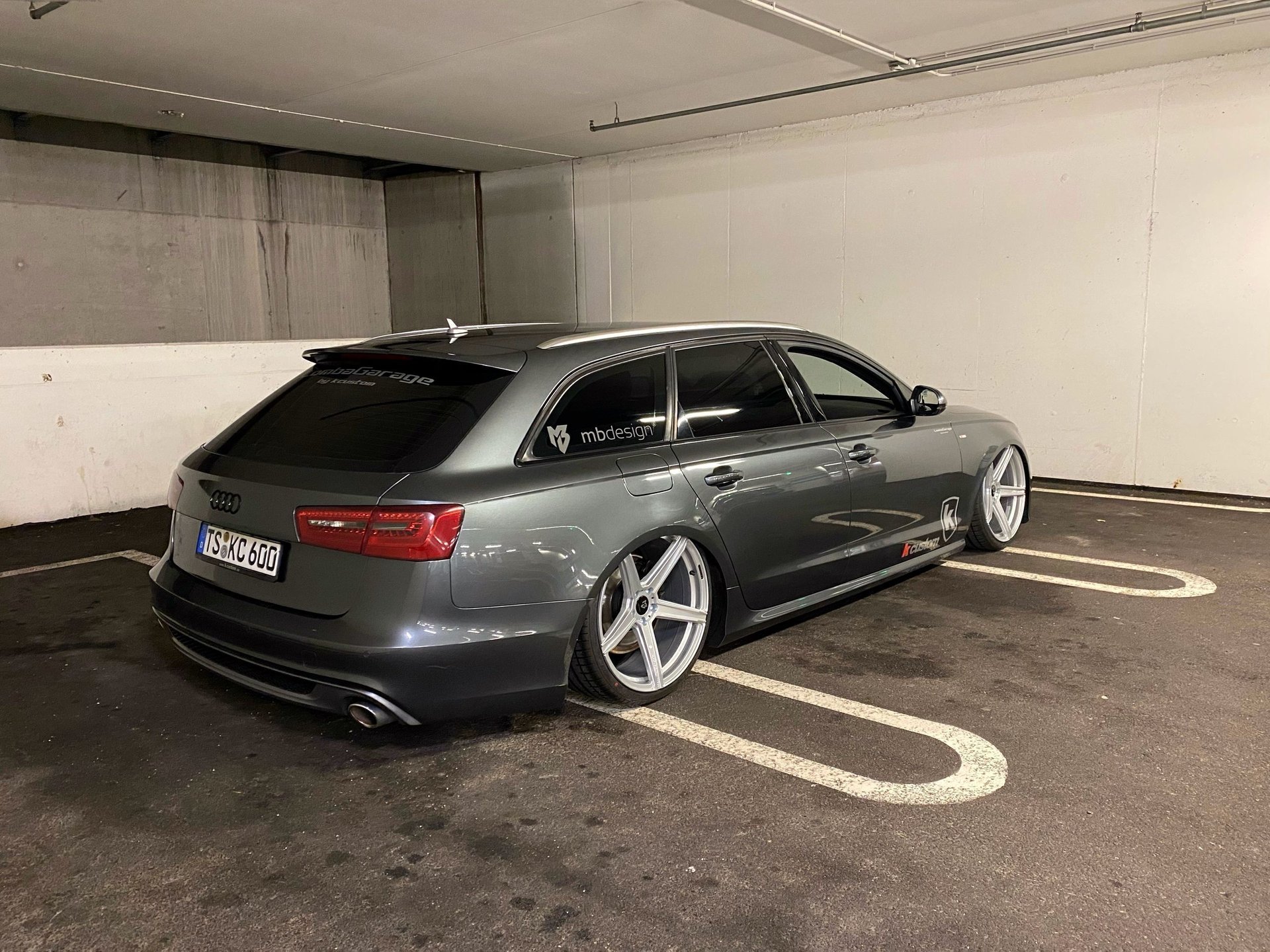 AUDI A6 4G KV1 S silber glänzend