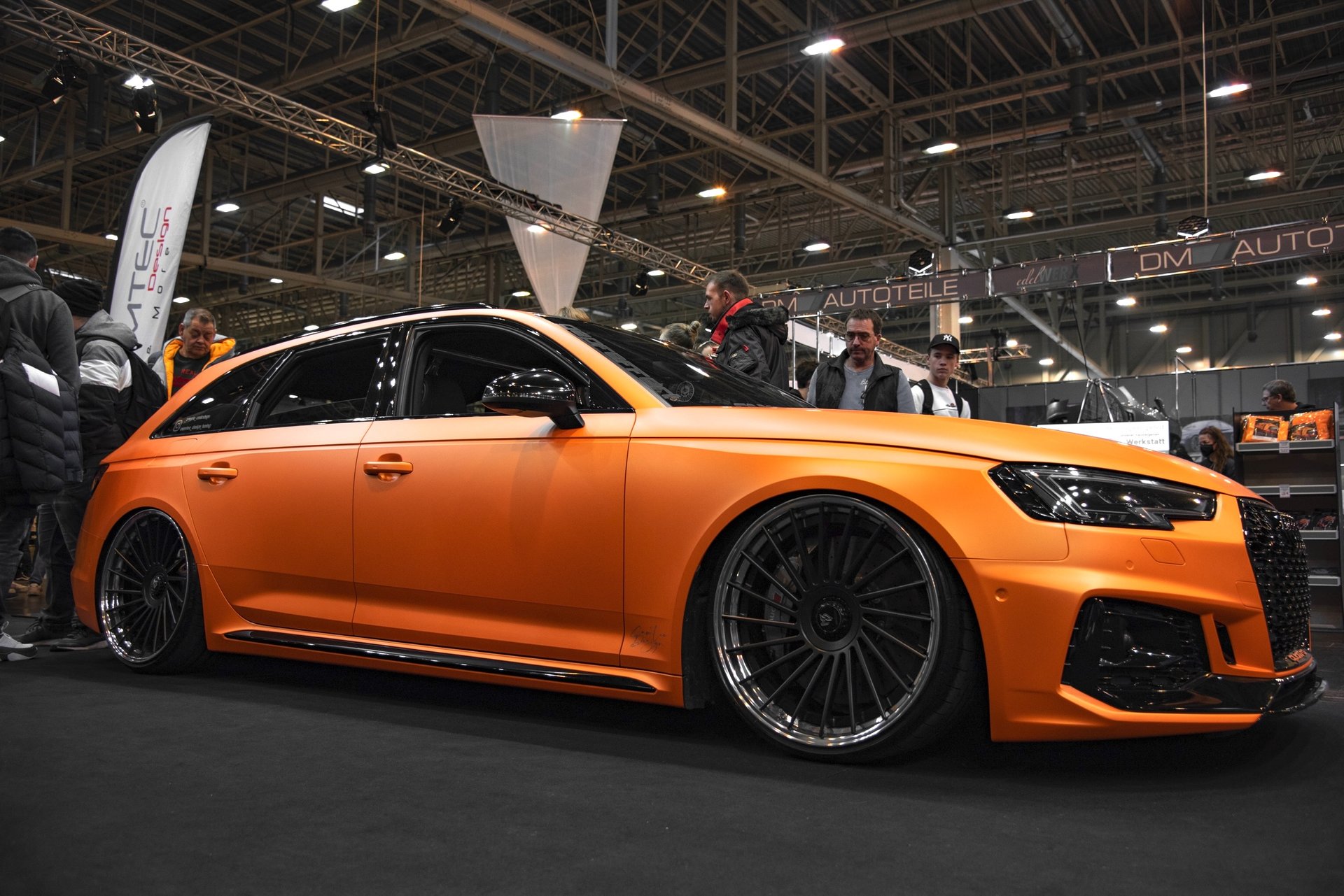 AUDI RS4 Avant B8(B9) 2.9 V6-Biturbo VR3.2 grau matt/schwarz glänzend poliert