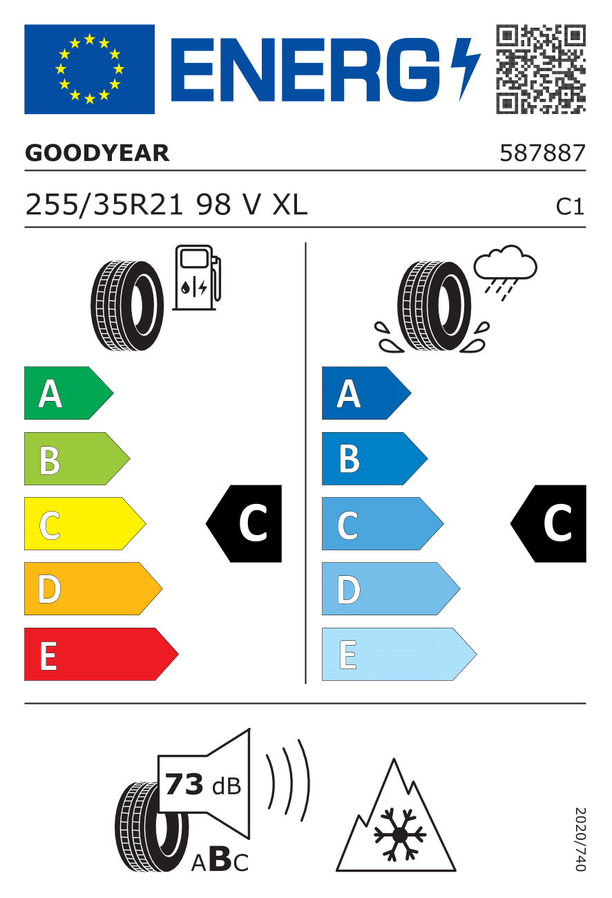 255/35R21 98V XL GOODYEAR ULTRAGRIP PERFORMANCE + ❄️ Winter (T0)