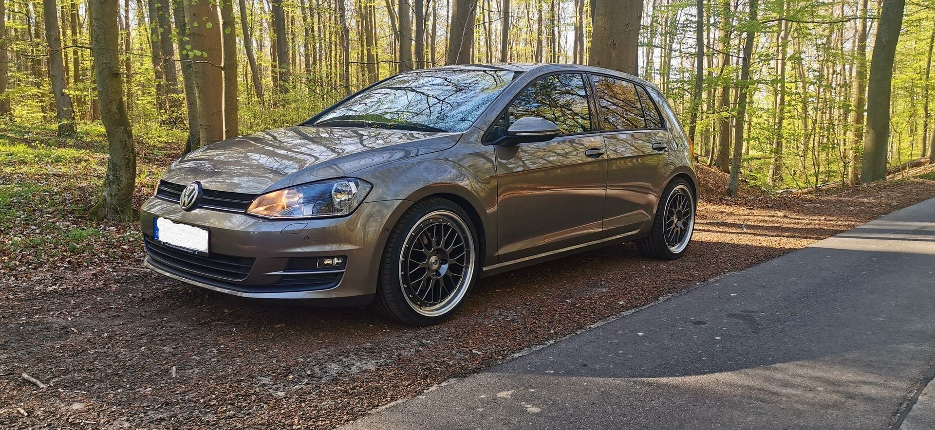 VOLKSWAGEN Golf 7 AU - LV1 grau glänzend poliert