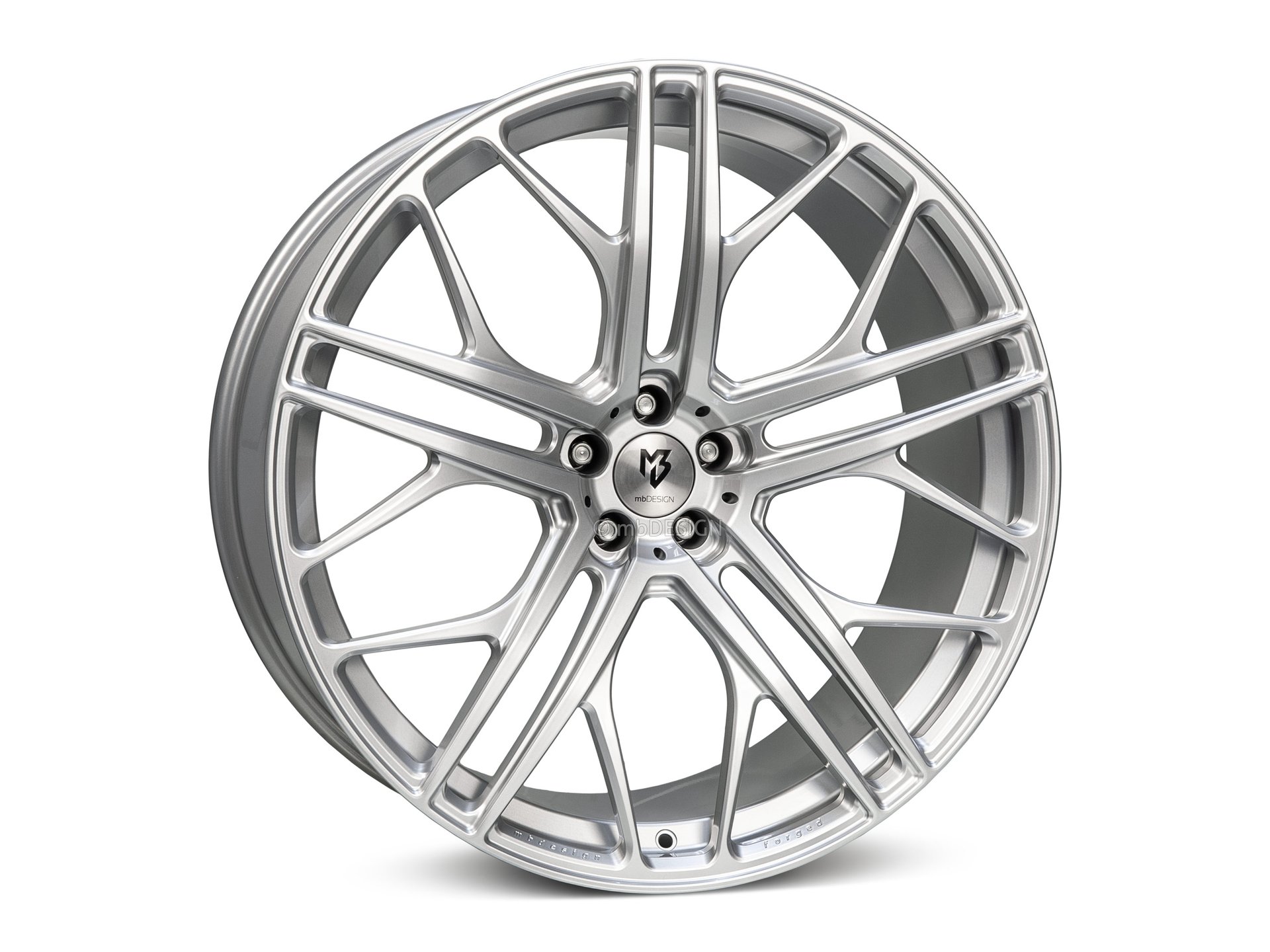 mbDESIGN SF1 forged wheel 10x24 konkaves Design in silver – view 1