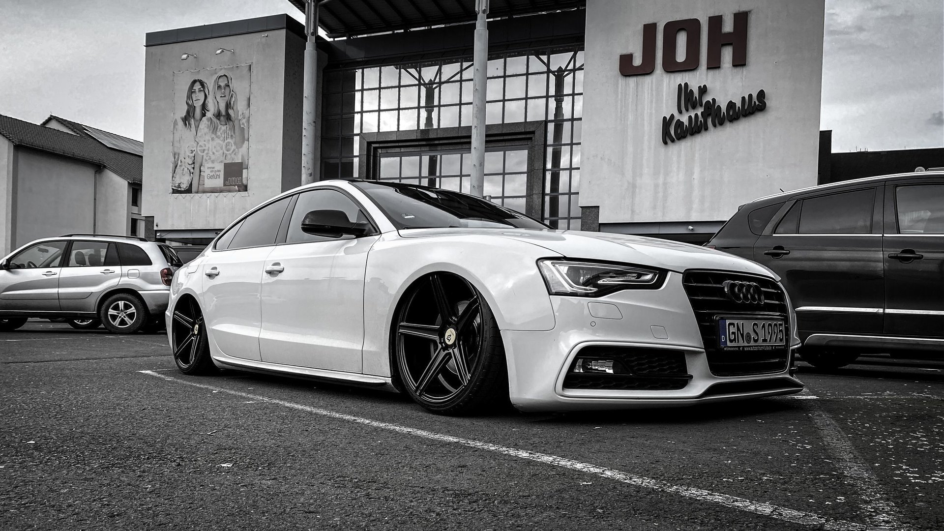 AUDI A5 Cabrio B8 KV1 schwarz seidenmatt