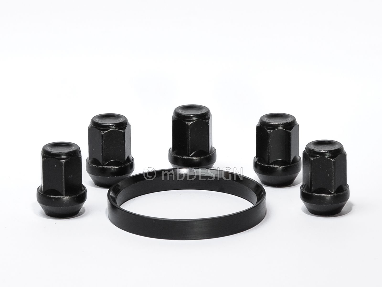 mbDESIGN Zub Set in schwarz