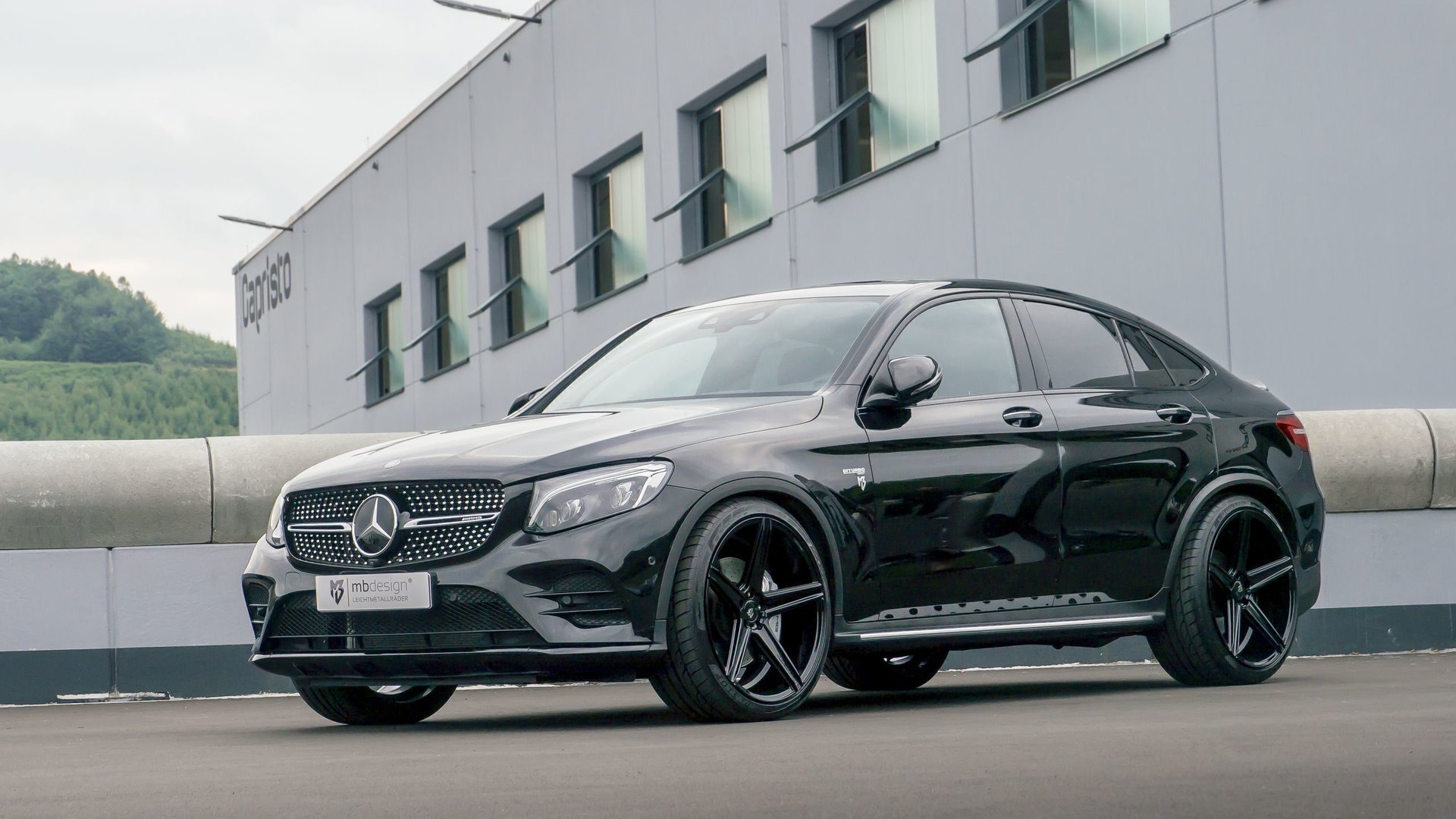 MERCEDES-BENZ GLC-Klasse Coupe AMG 204X - KV1 schwarz glänzend