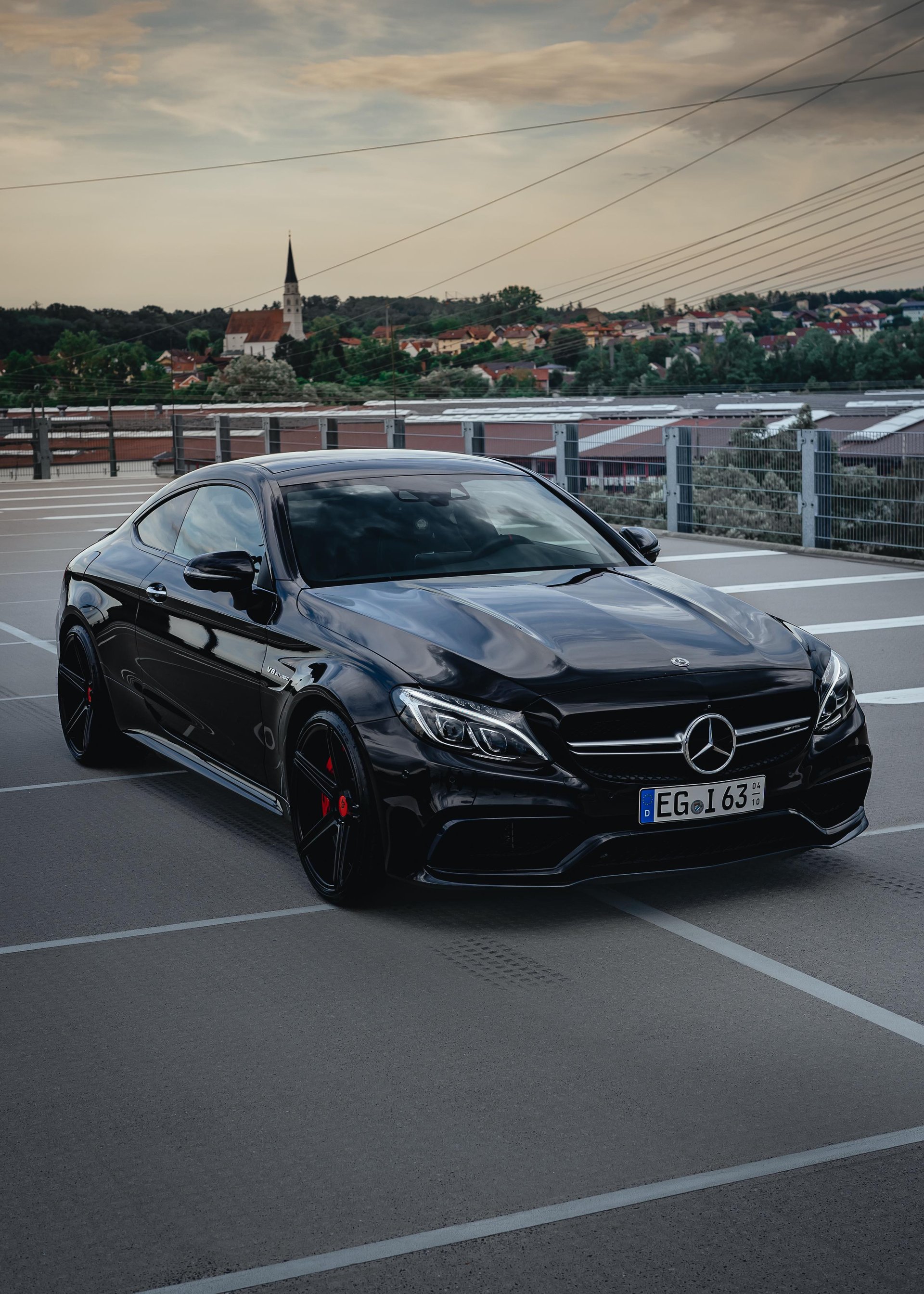 MERCEDES-BENZ C-Klasse Coupe AMG 204 - KV1 schwarz glänzend