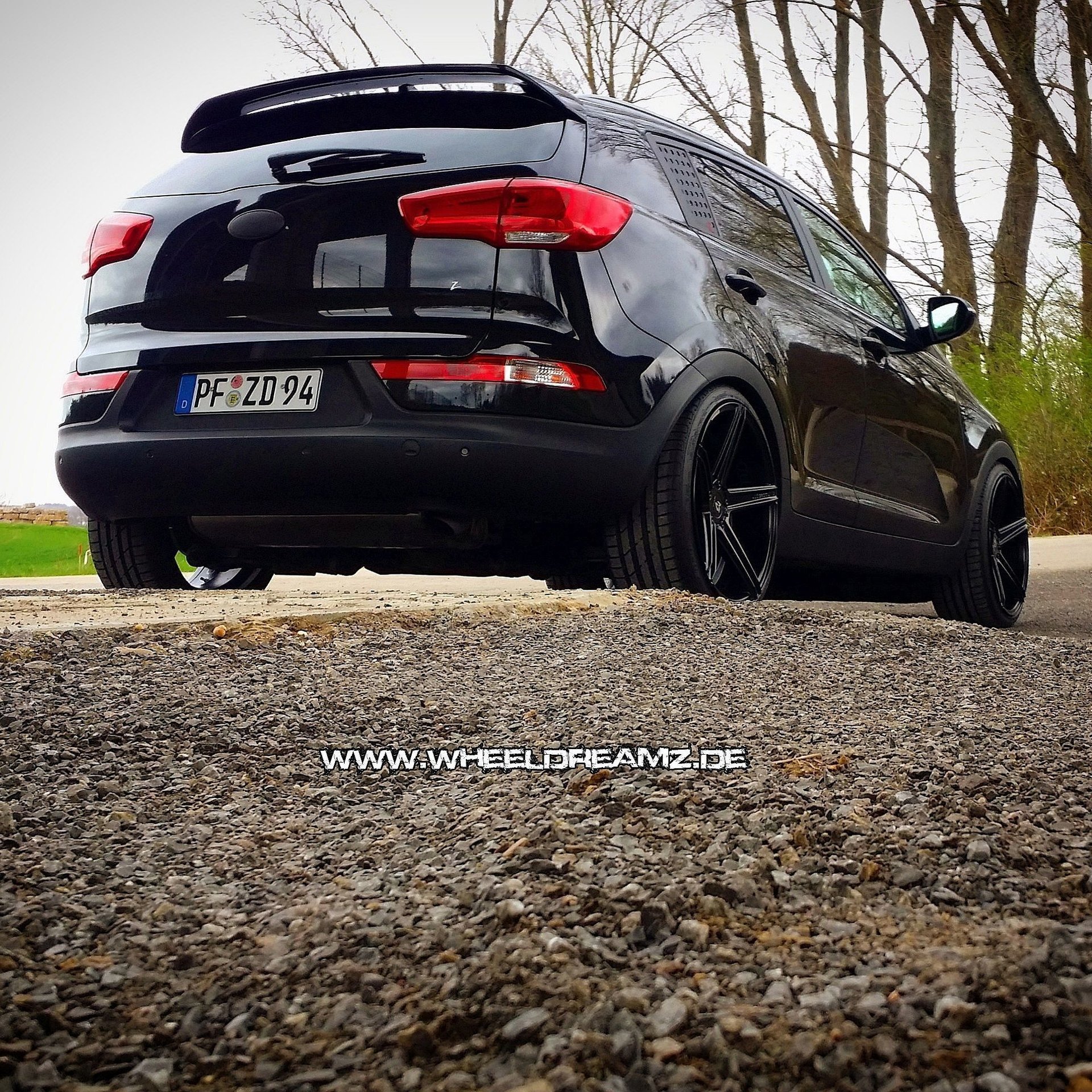 KIA Sportage SLS KV1 schwarz seidenmatt